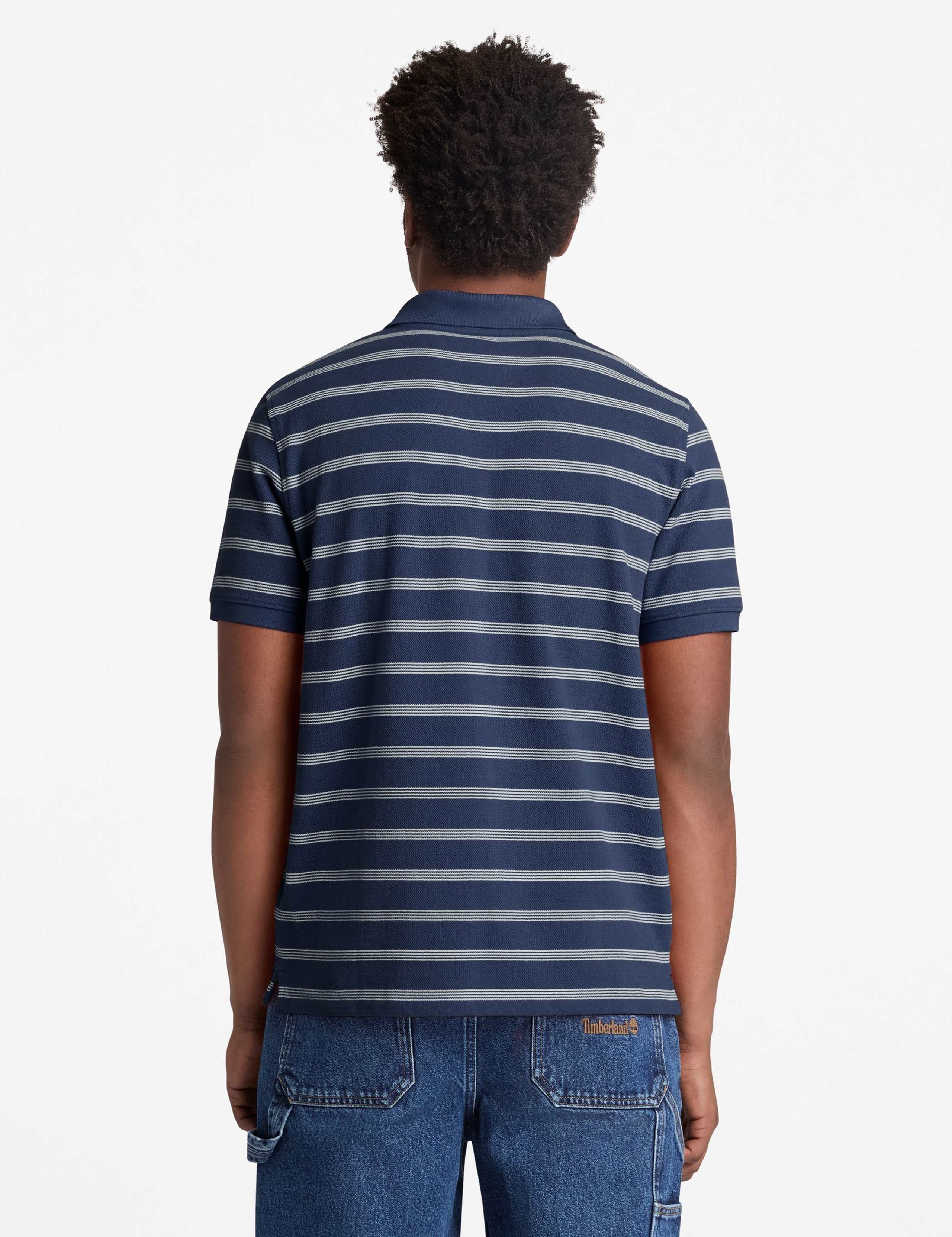 Pure Cotton Striped Polo Shirt 3 of 5