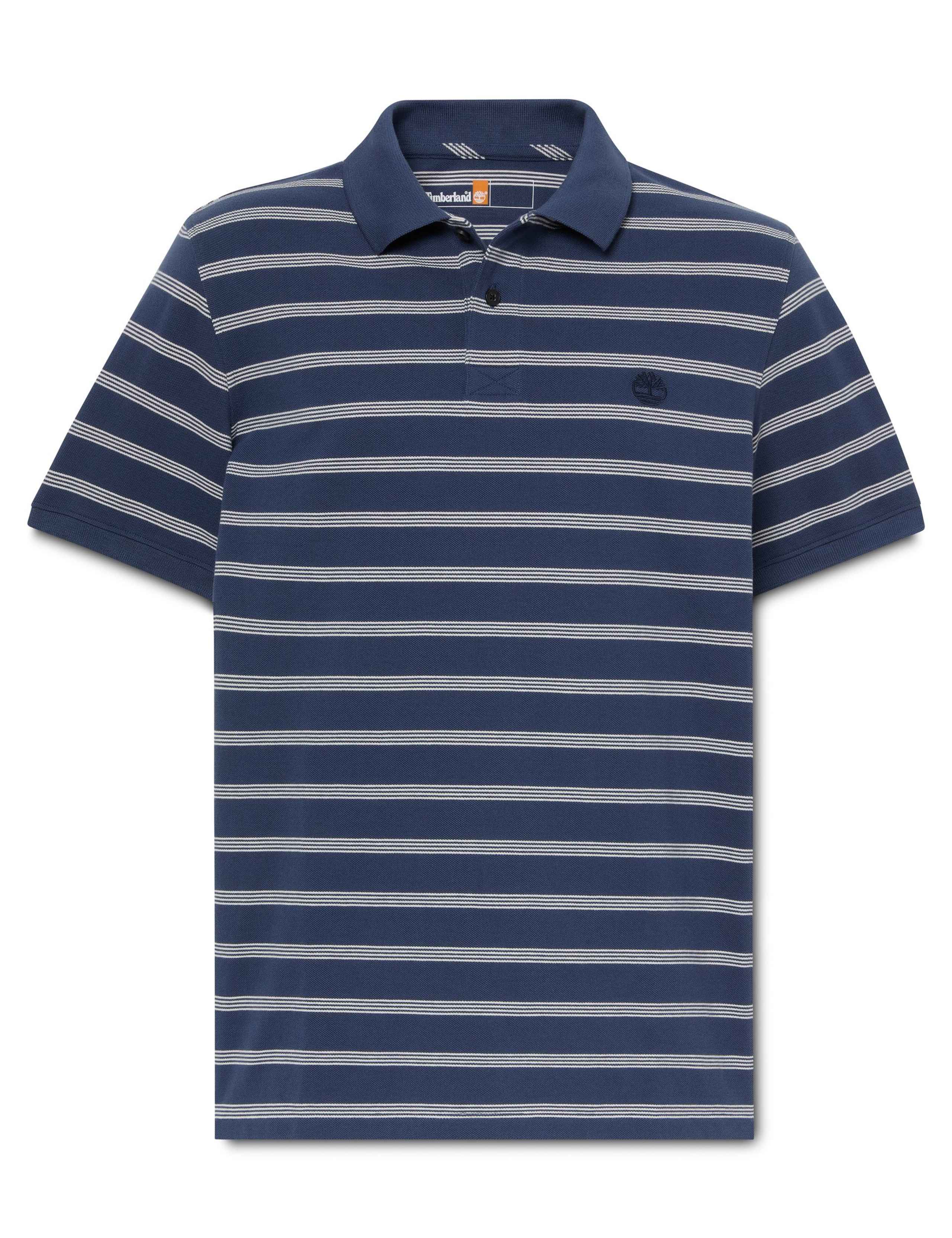 Pure Cotton Striped Polo Shirt 2 of 5
