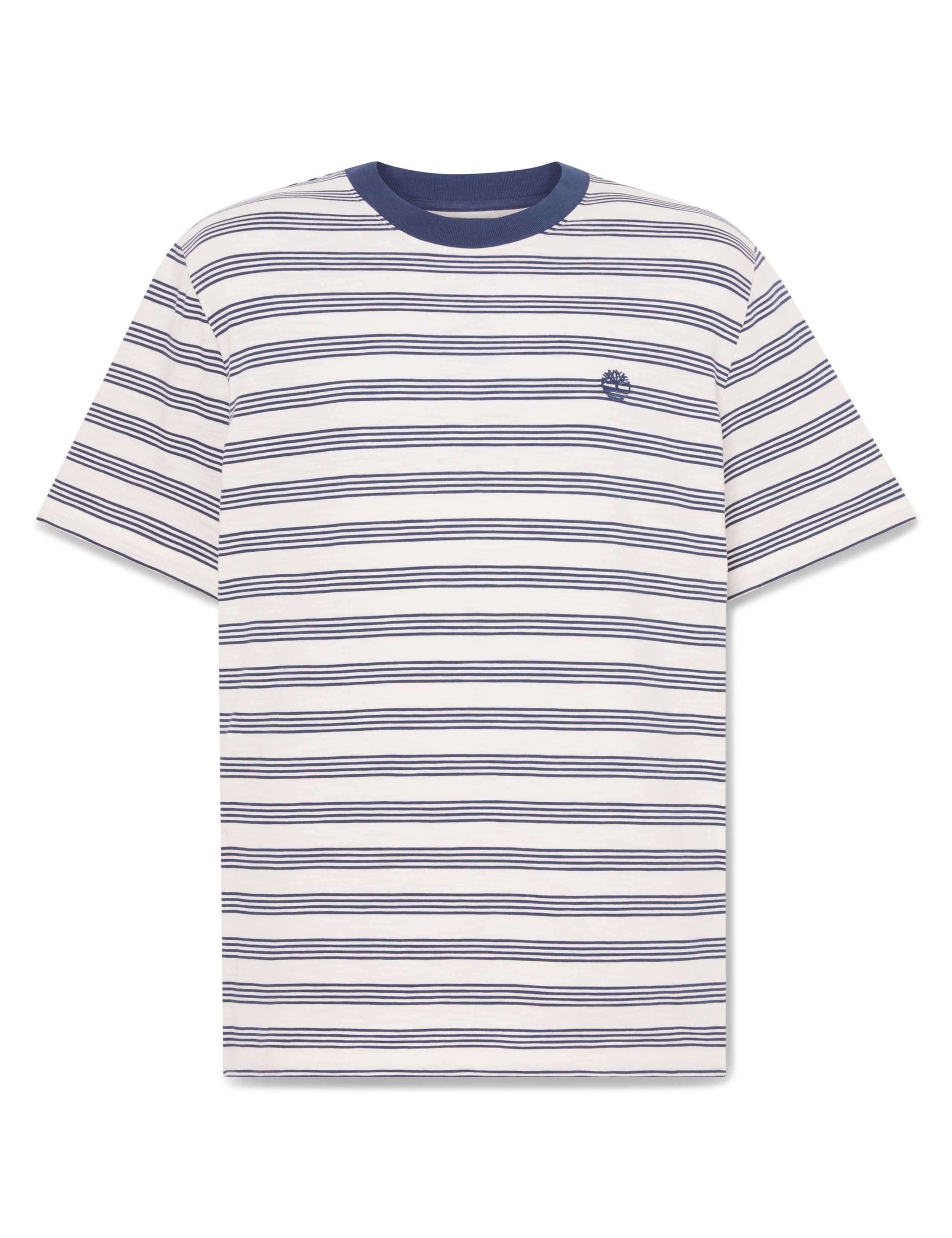 Pure Cotton Striped Short Sleeve T-Shirt 2 of 5