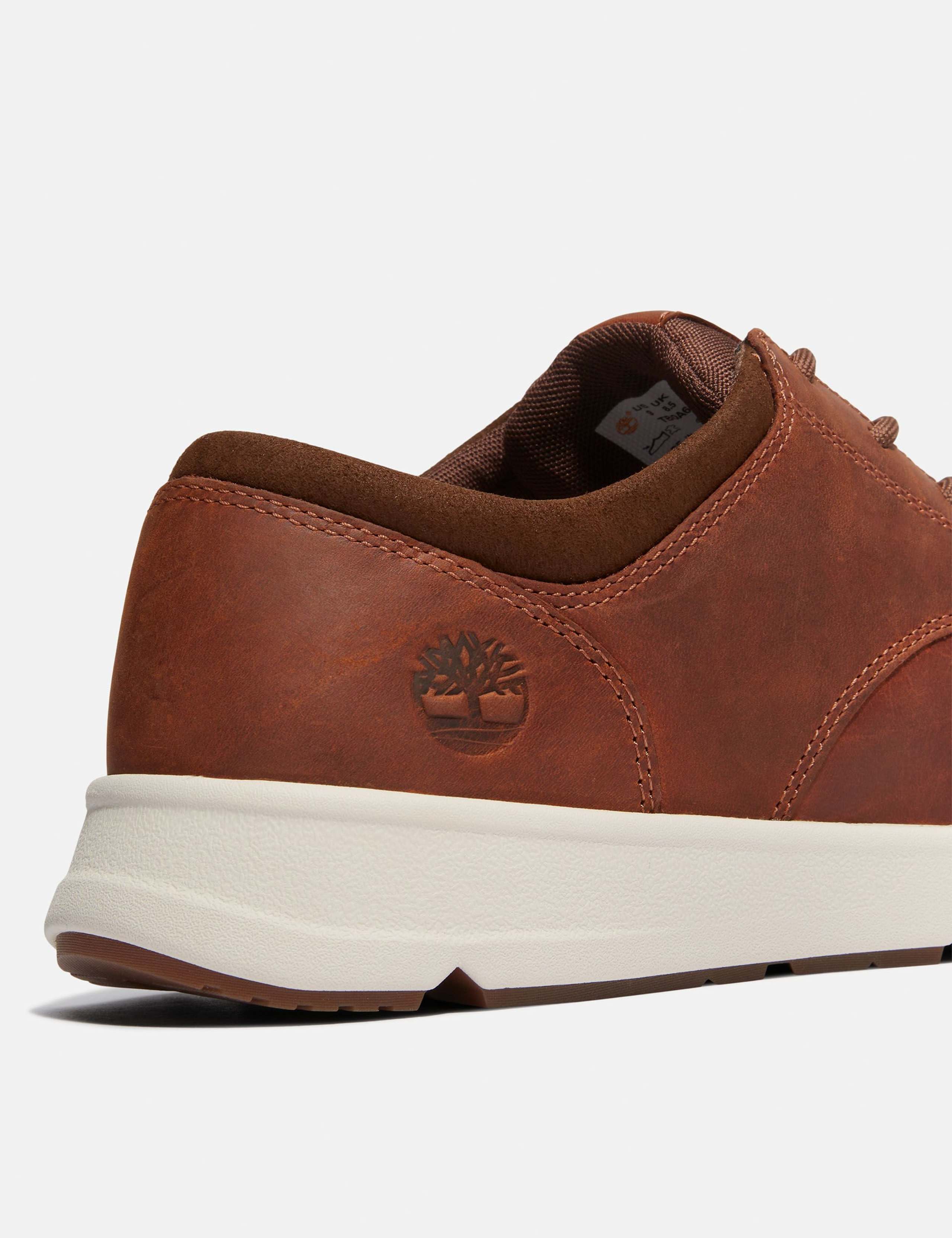 Suede Lace Up Trainers 4 of 4