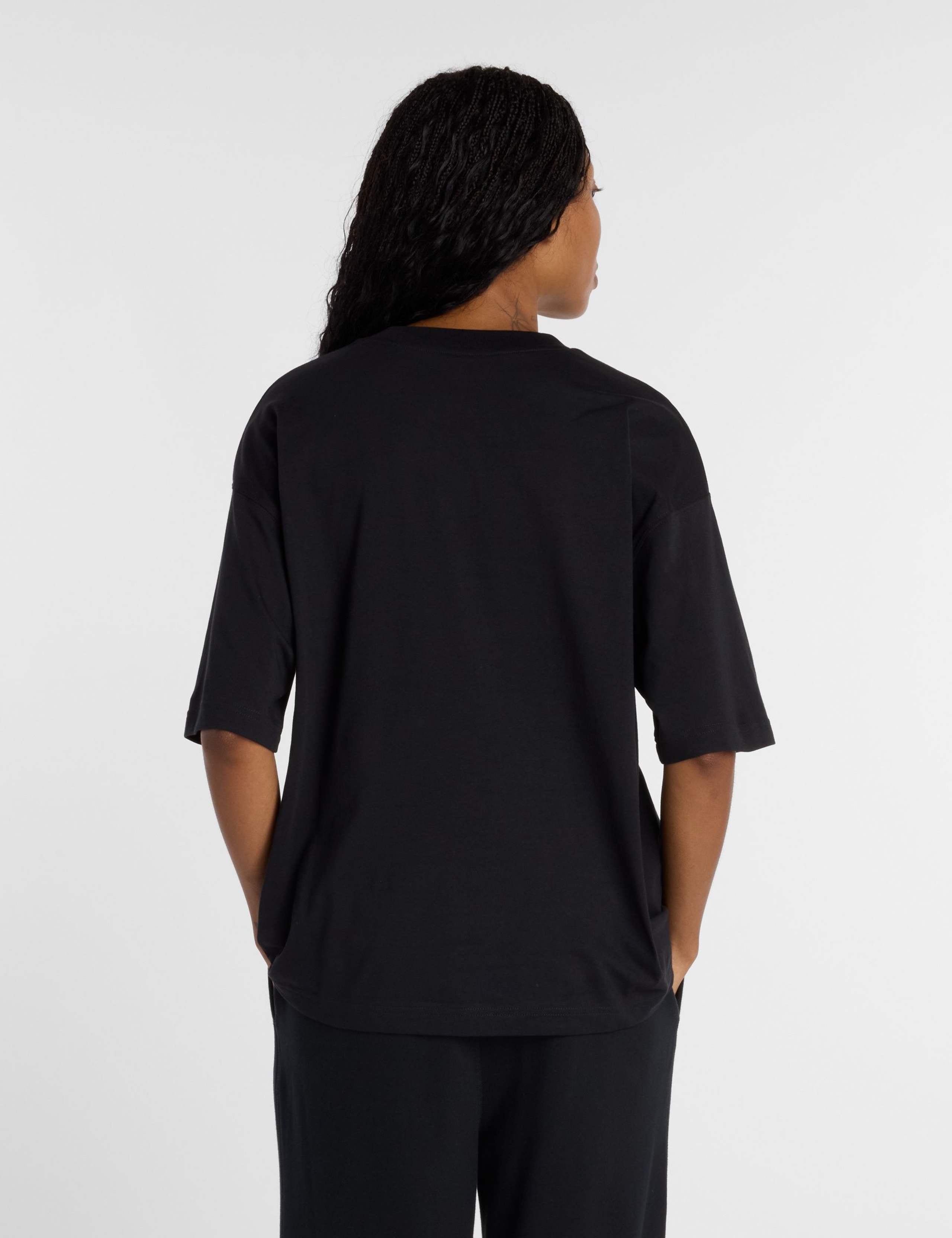 Pure Cotton Oversized Script Graphic T-Shirt 5 of 5