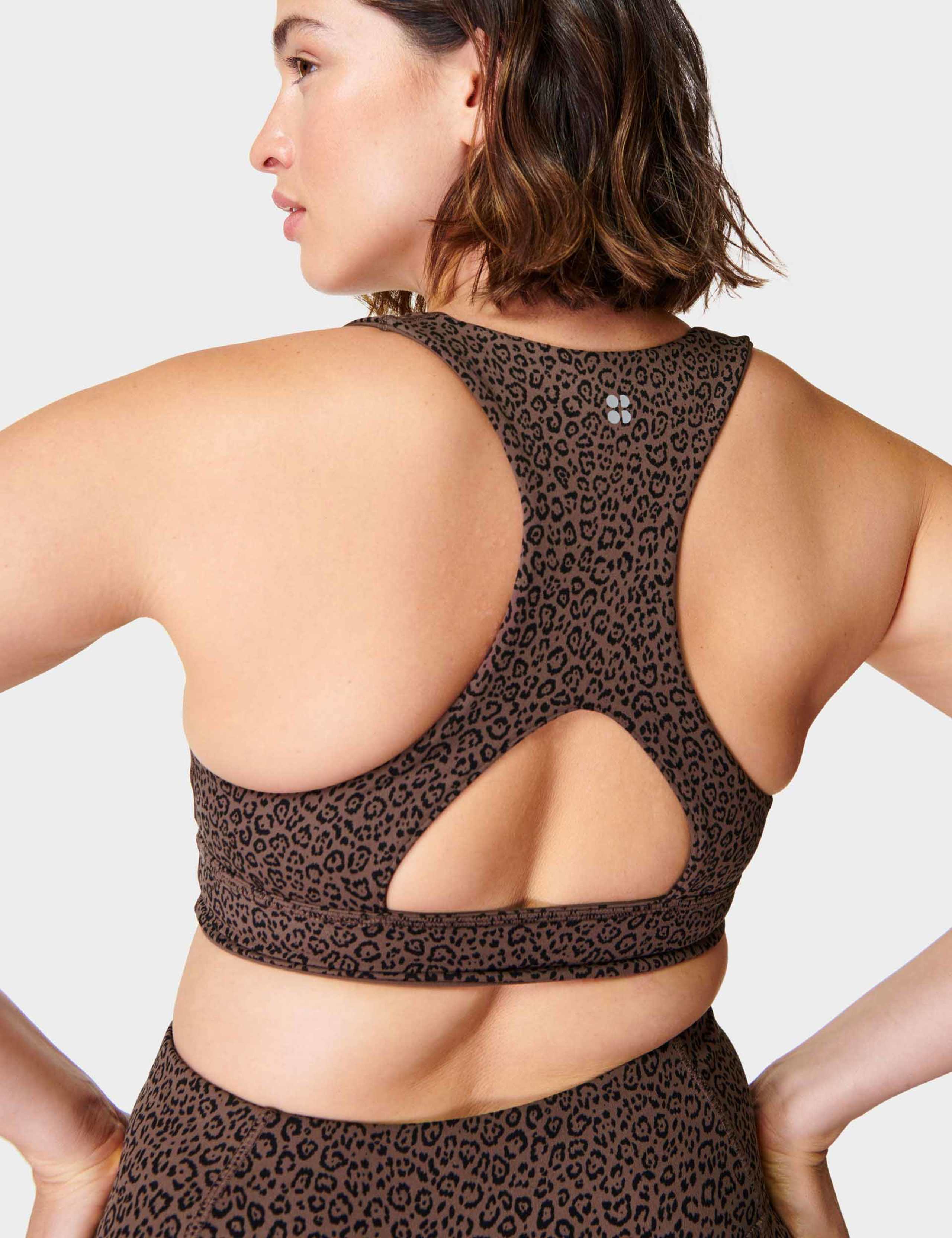 Soft Sculpt Animal Print Sports Bra 2 of 5