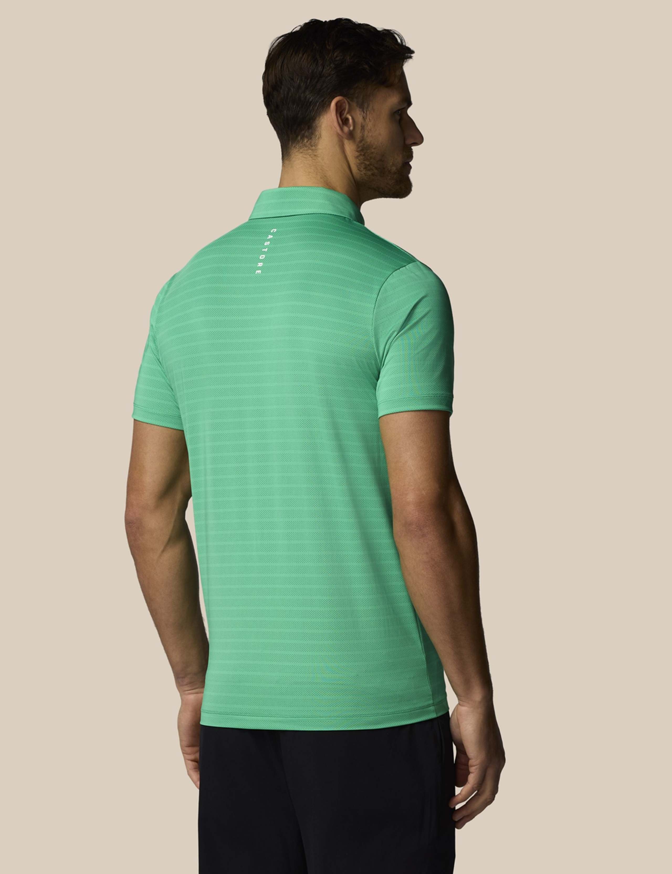 Striped Technical Stretch Polo Shirt 3 of 6