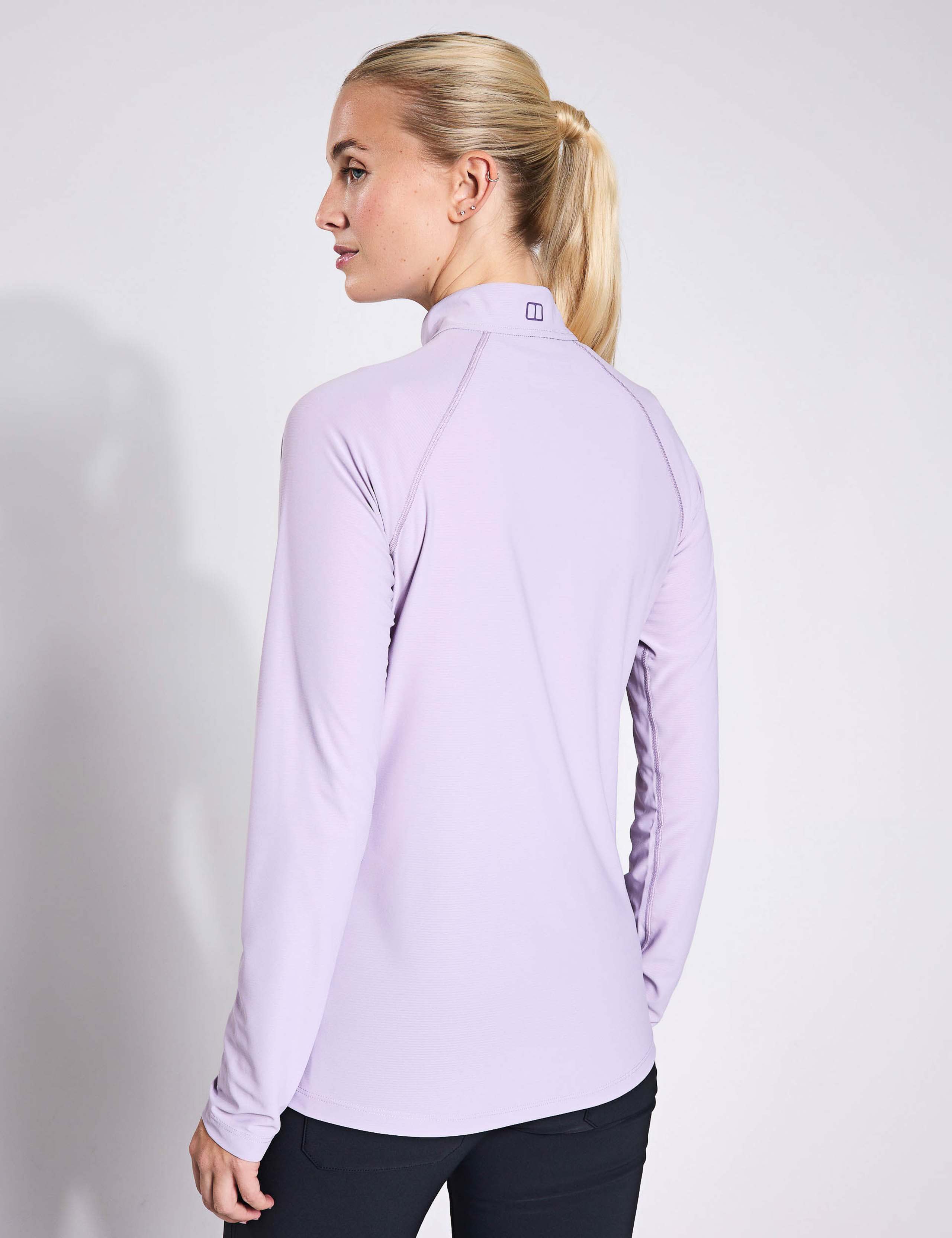 24/7 High Neck Half Zip Long Sleeve Top 3 of 4