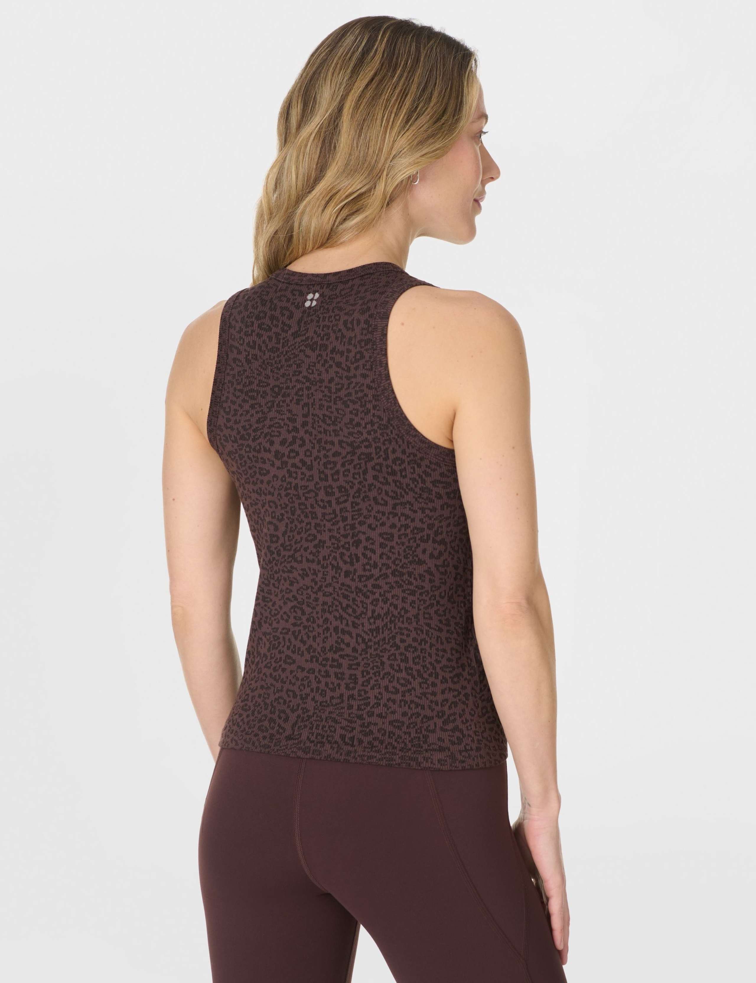 Mindful Flex Modal Rich Animal Print Vest Top 4 of 6