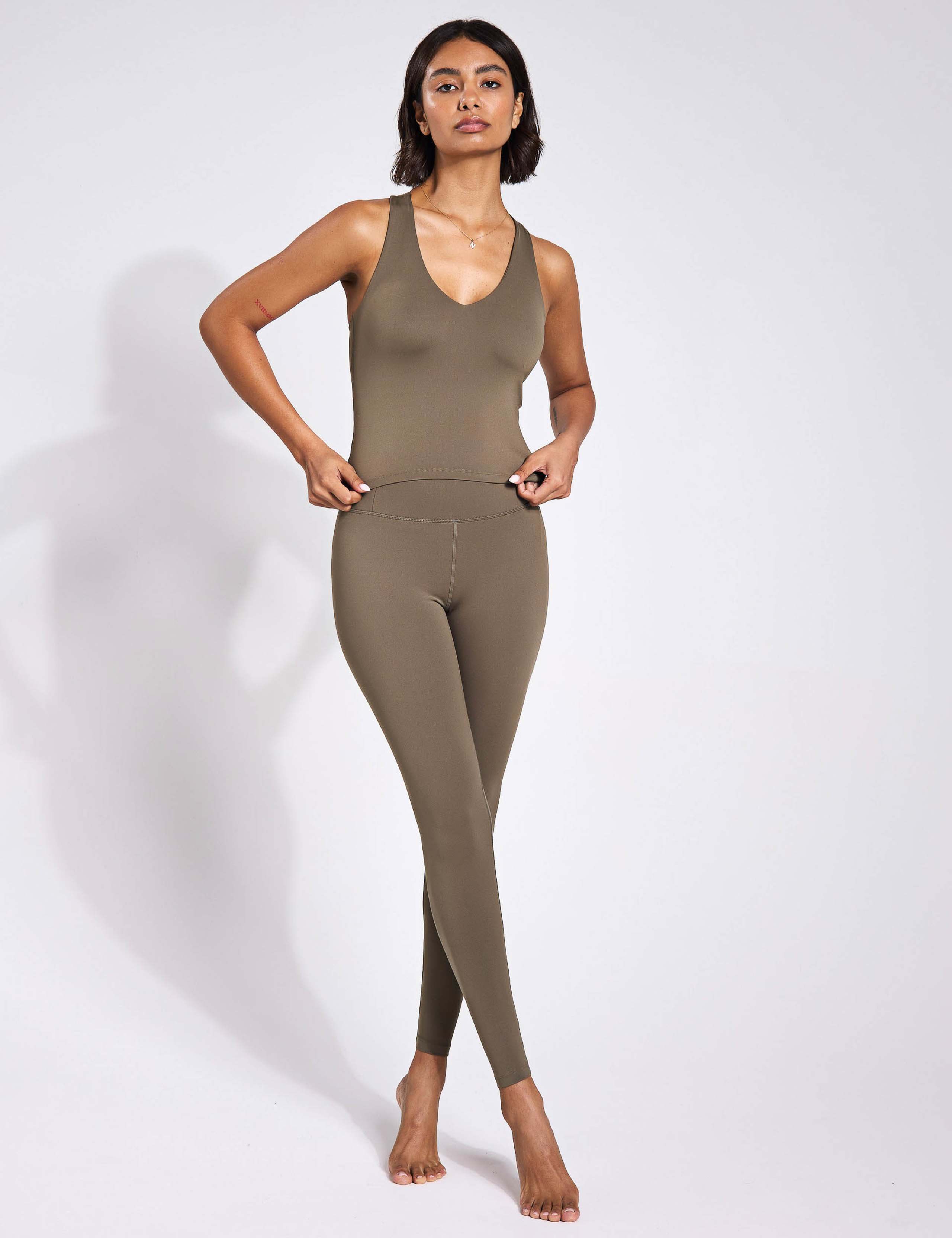 Float Zoe V-Neck Cross Back Fitted Vest Top 2 of 4