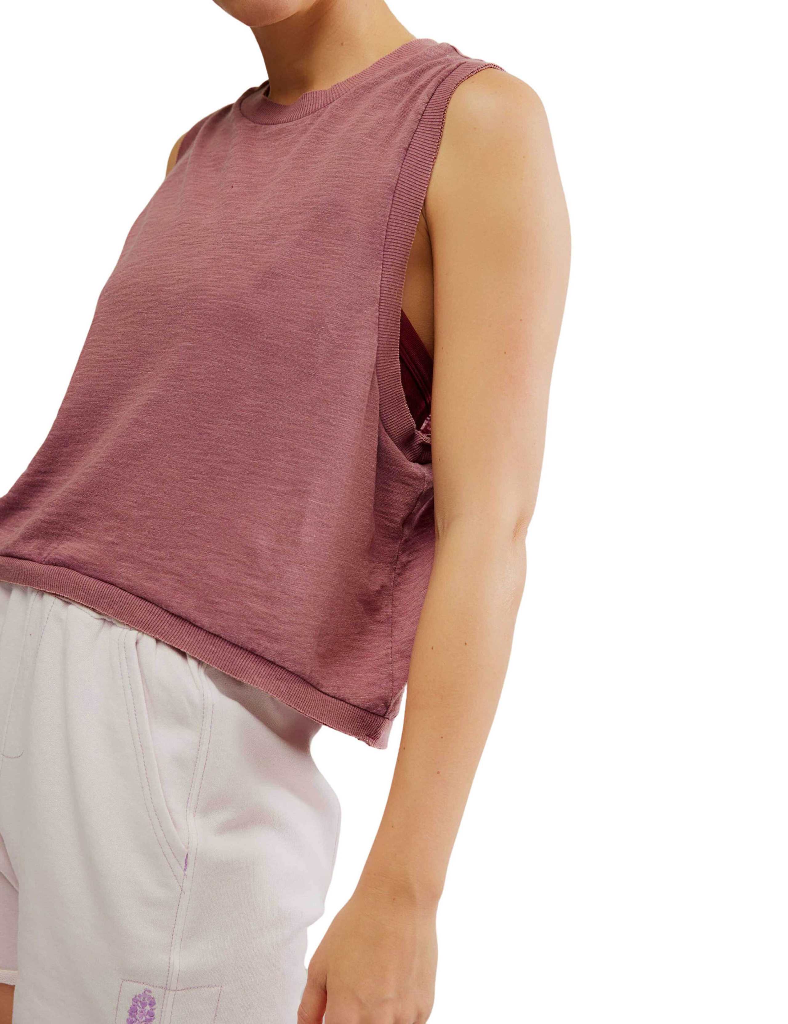 Love Cotton Rich Oversized Crop Vest Top 4 of 5