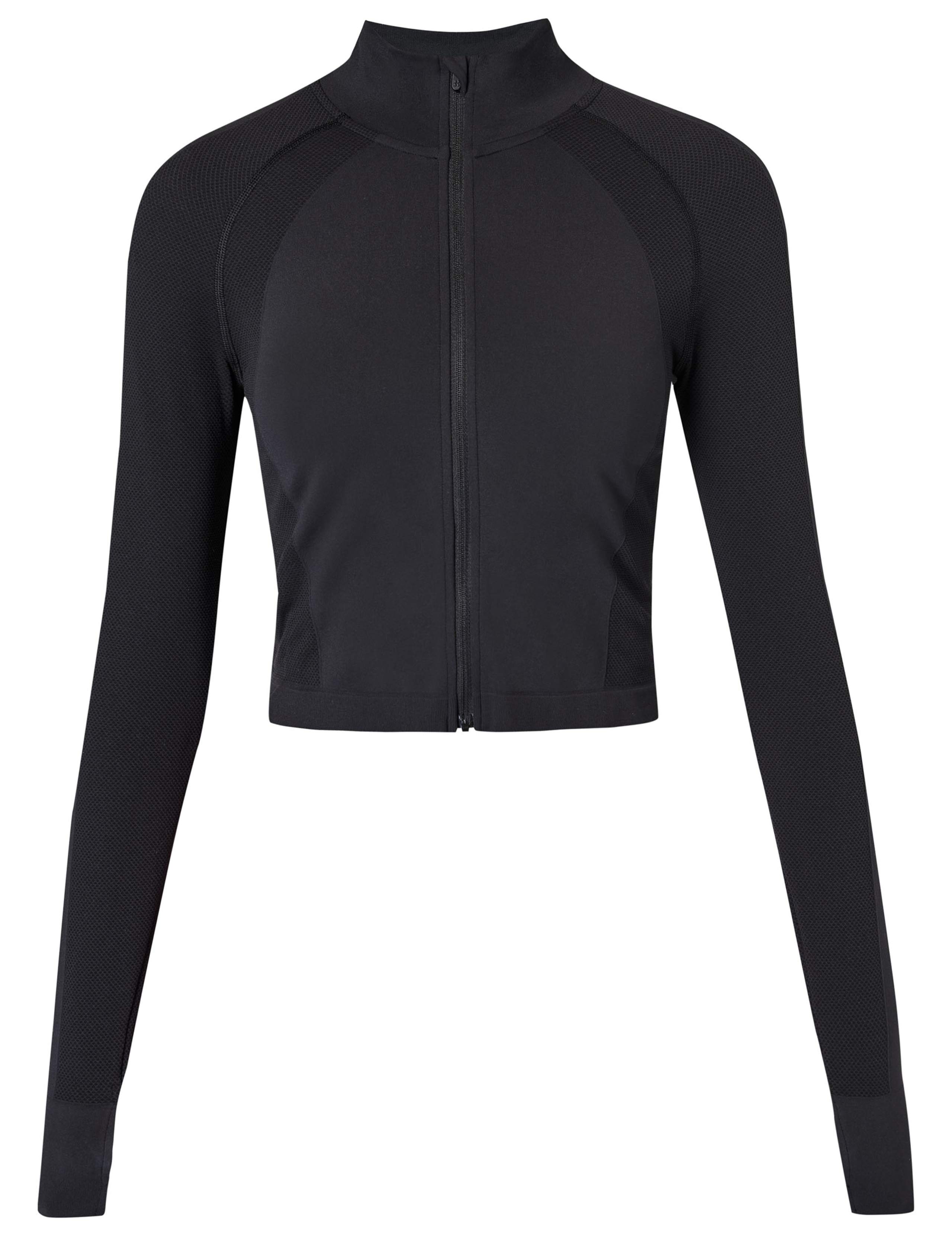 Athlete Seamless Zip Up Cropped Jacket 2 of 7