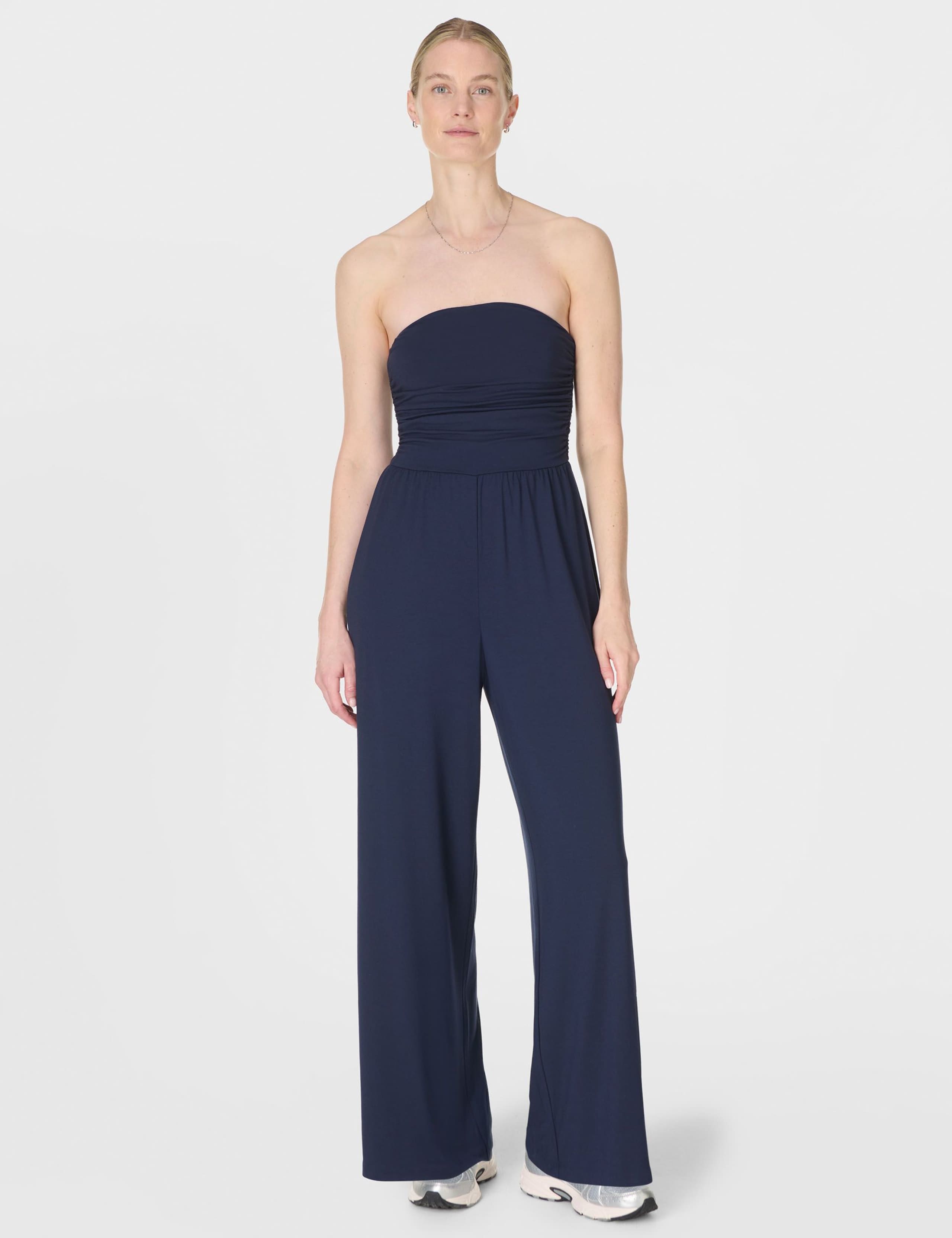 Modal Rich Bandeau Wide Leg Jumpsuit 1 of 7