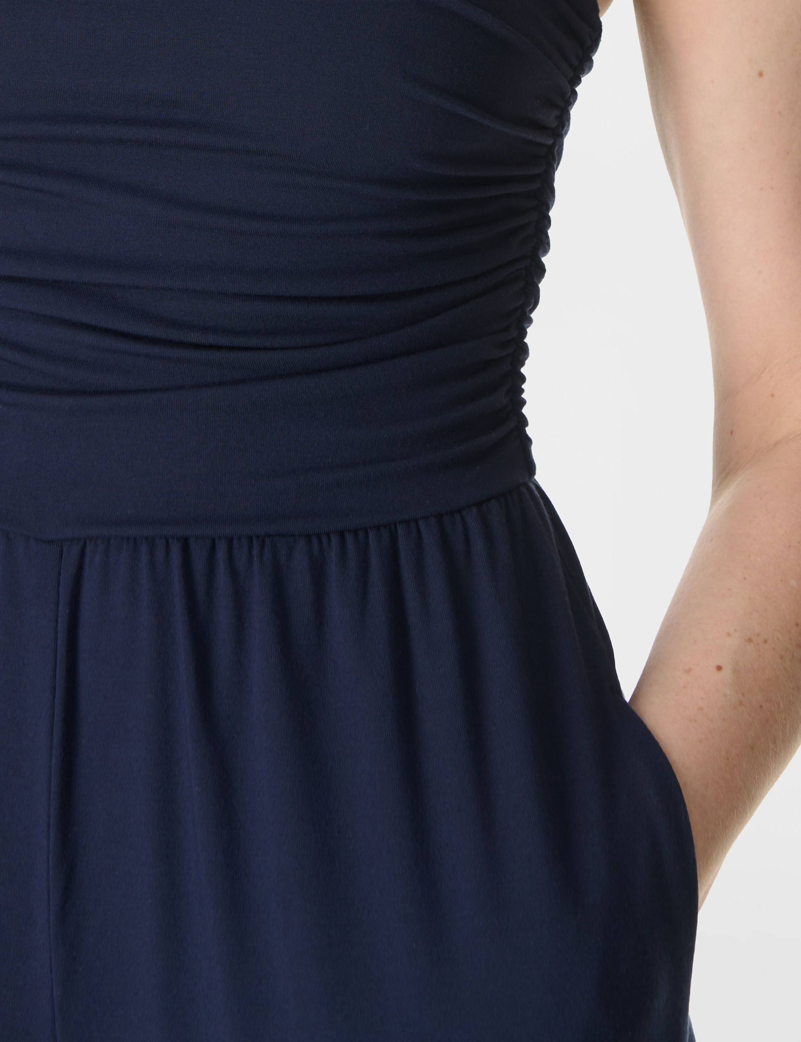 Modal Rich Bandeau Wide Leg Jumpsuit 6 of 7