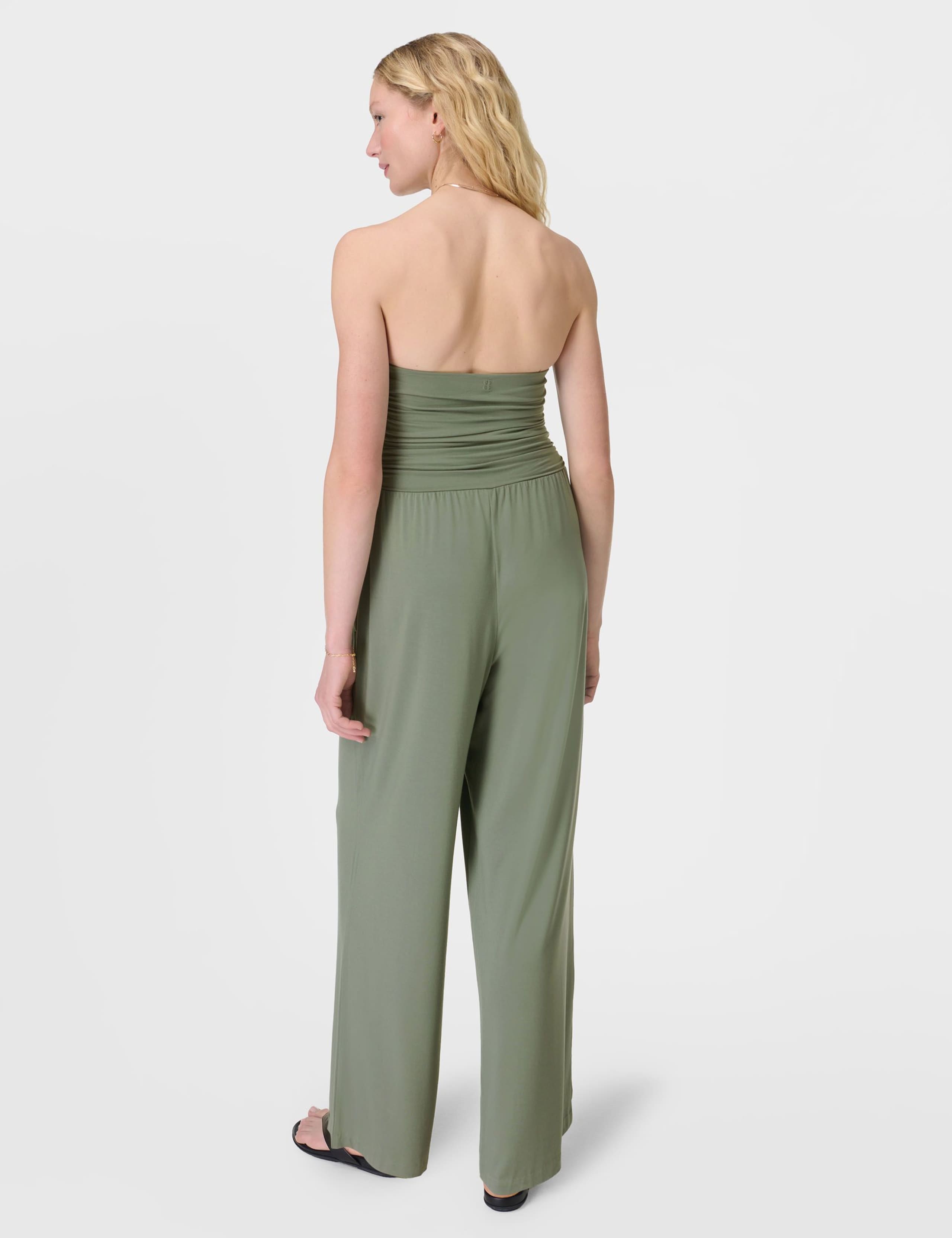 Modal Rich Bandeau Wide Leg Jumpsuit 4 of 7