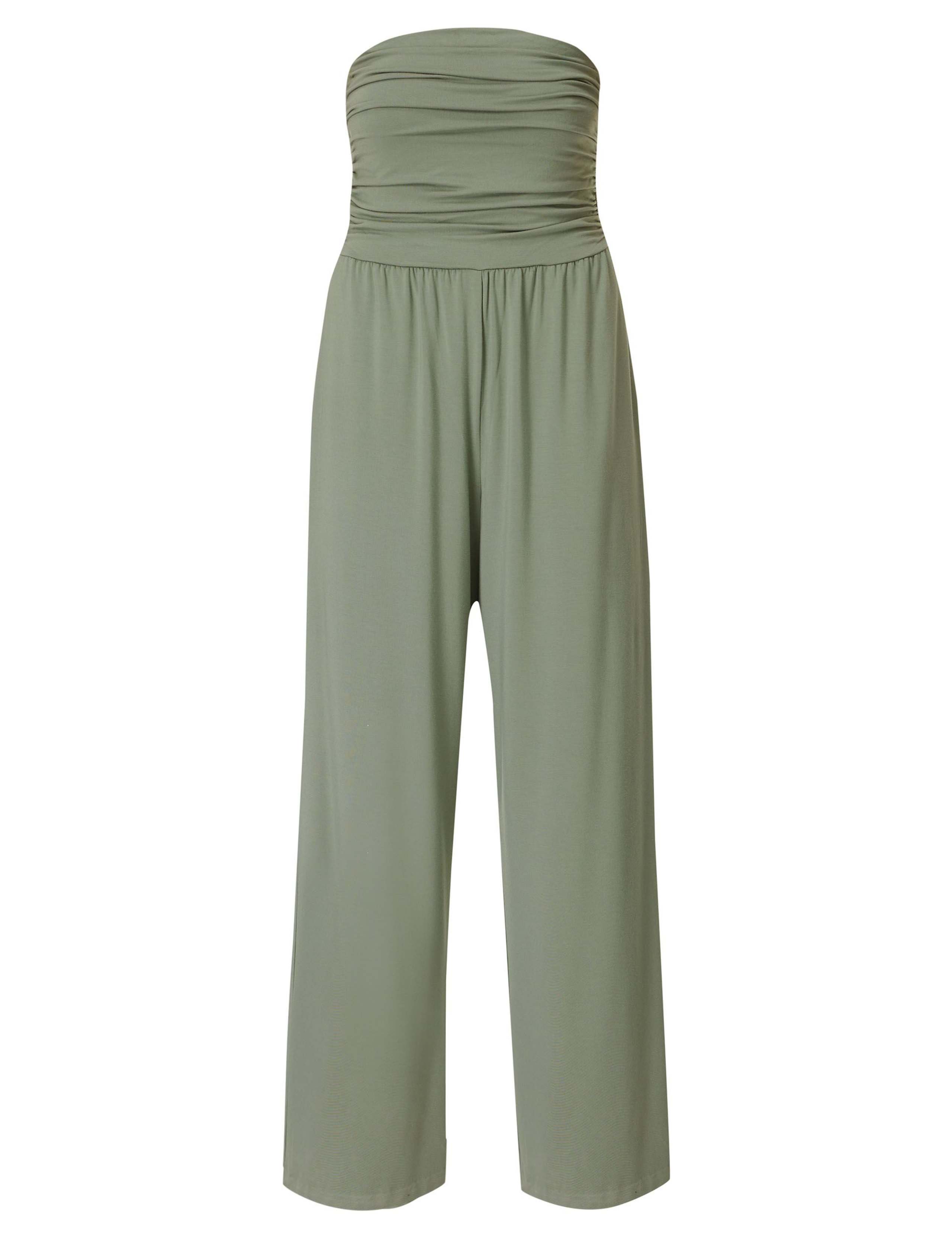 Modal Rich Bandeau Wide Leg Jumpsuit 2 of 7