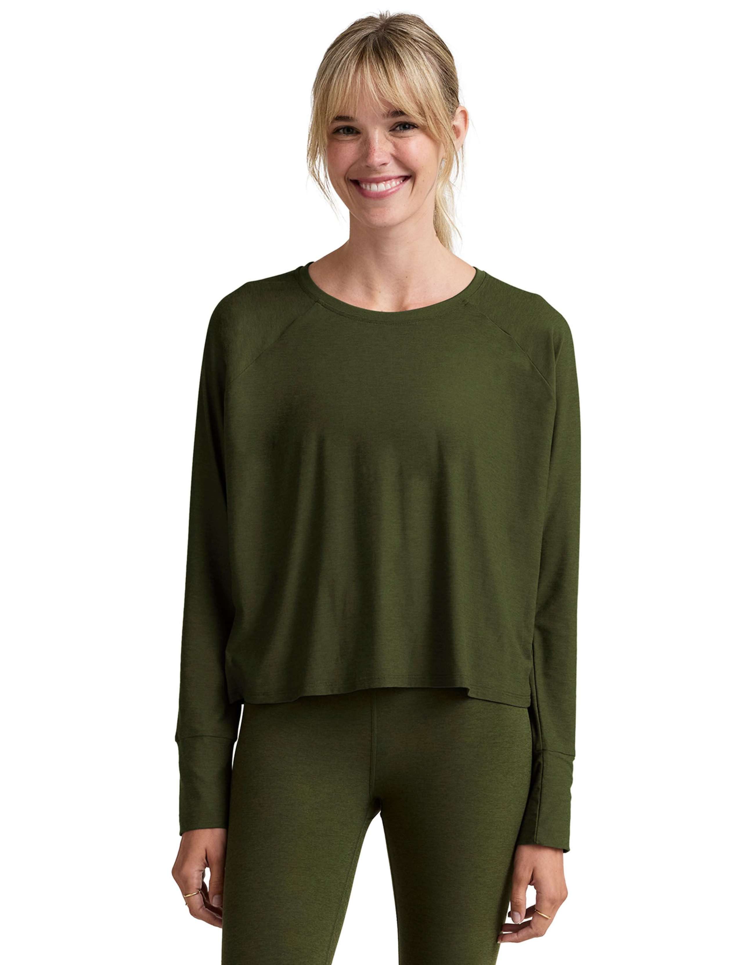 Featherweight Daydreamer Crew Neck Yoga Top 1 of 4