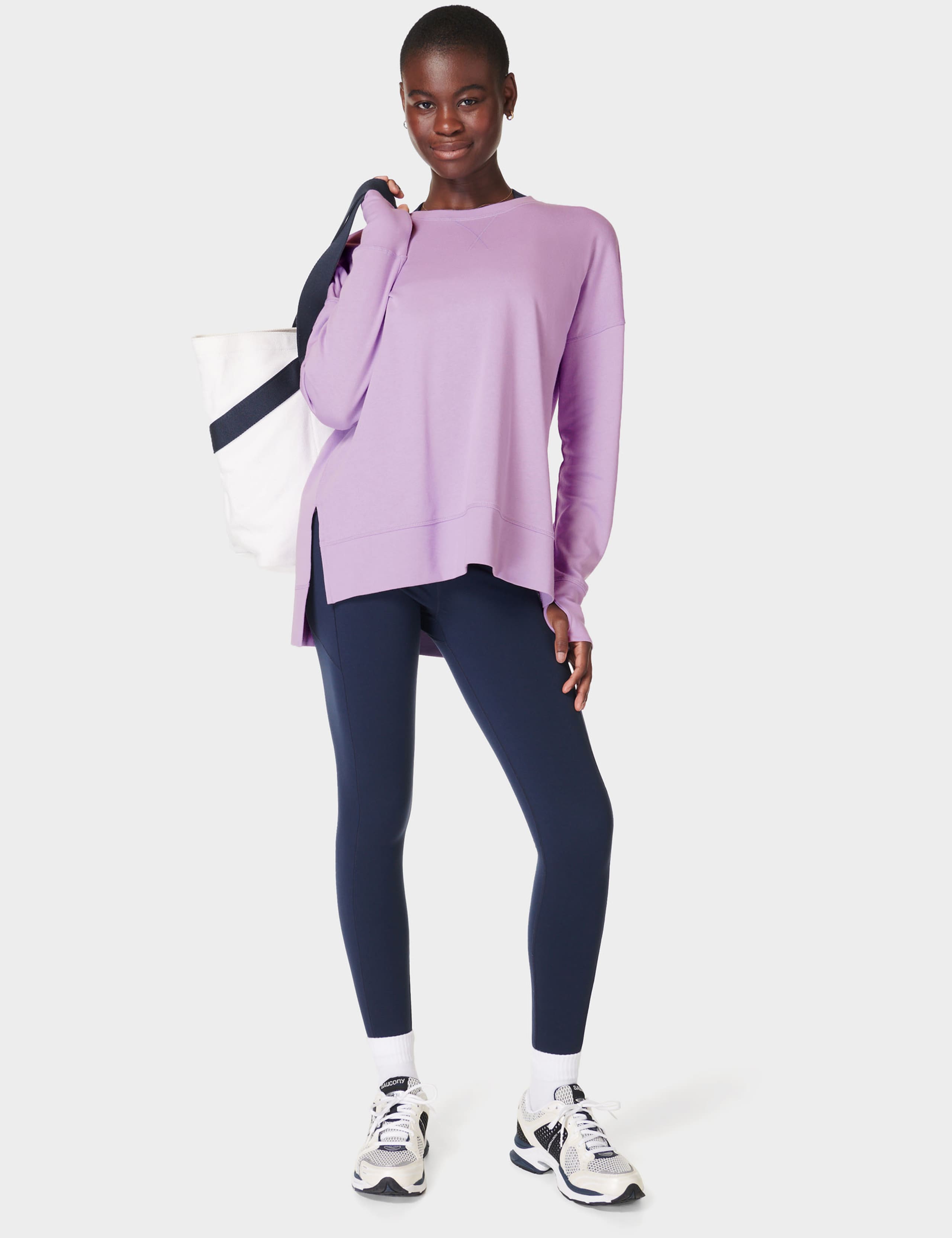 After Class Cotton Blend Longline Sweatshirt 5 of 6
