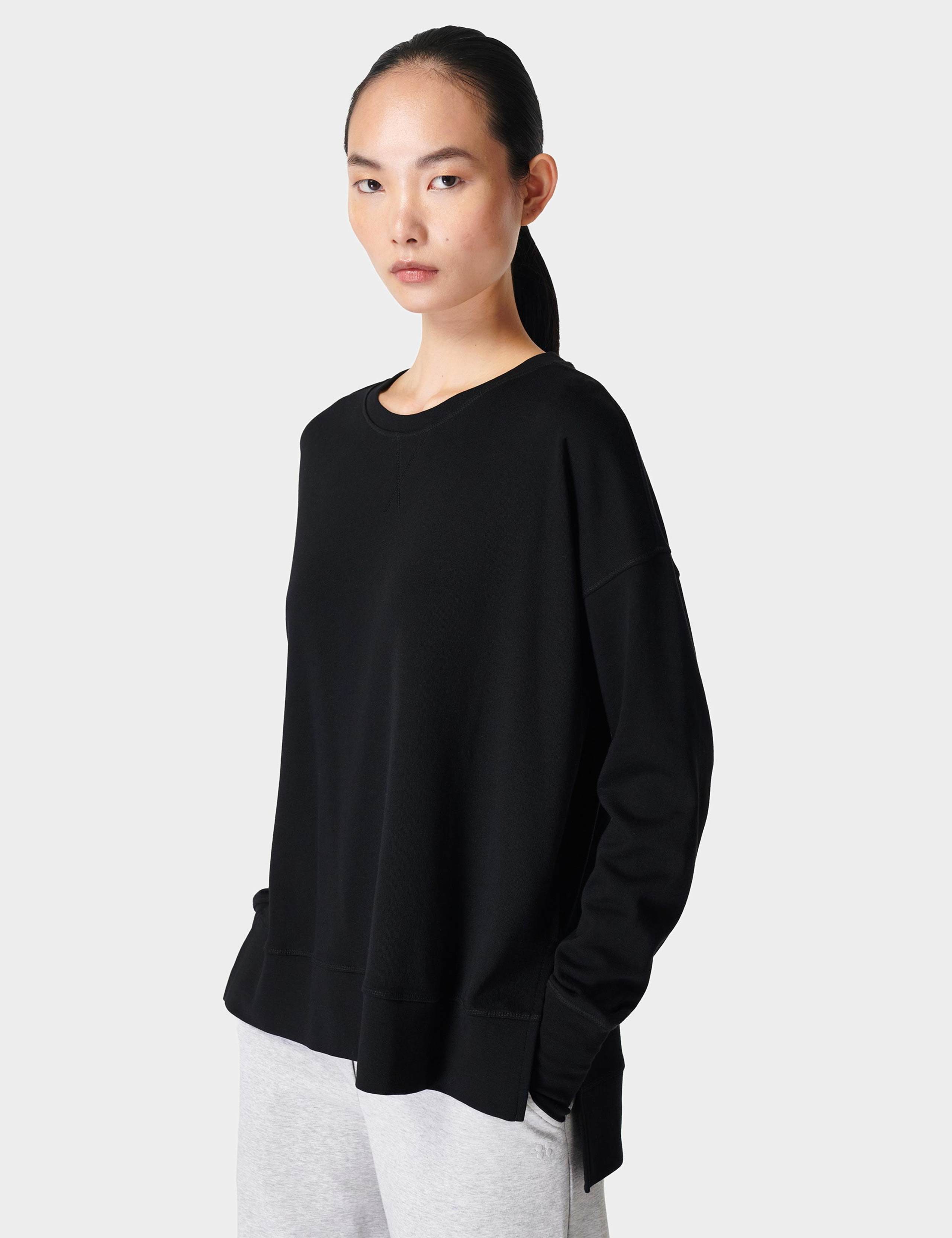 After Class Cotton Blend Longline Sweat-shirt 1 of 4