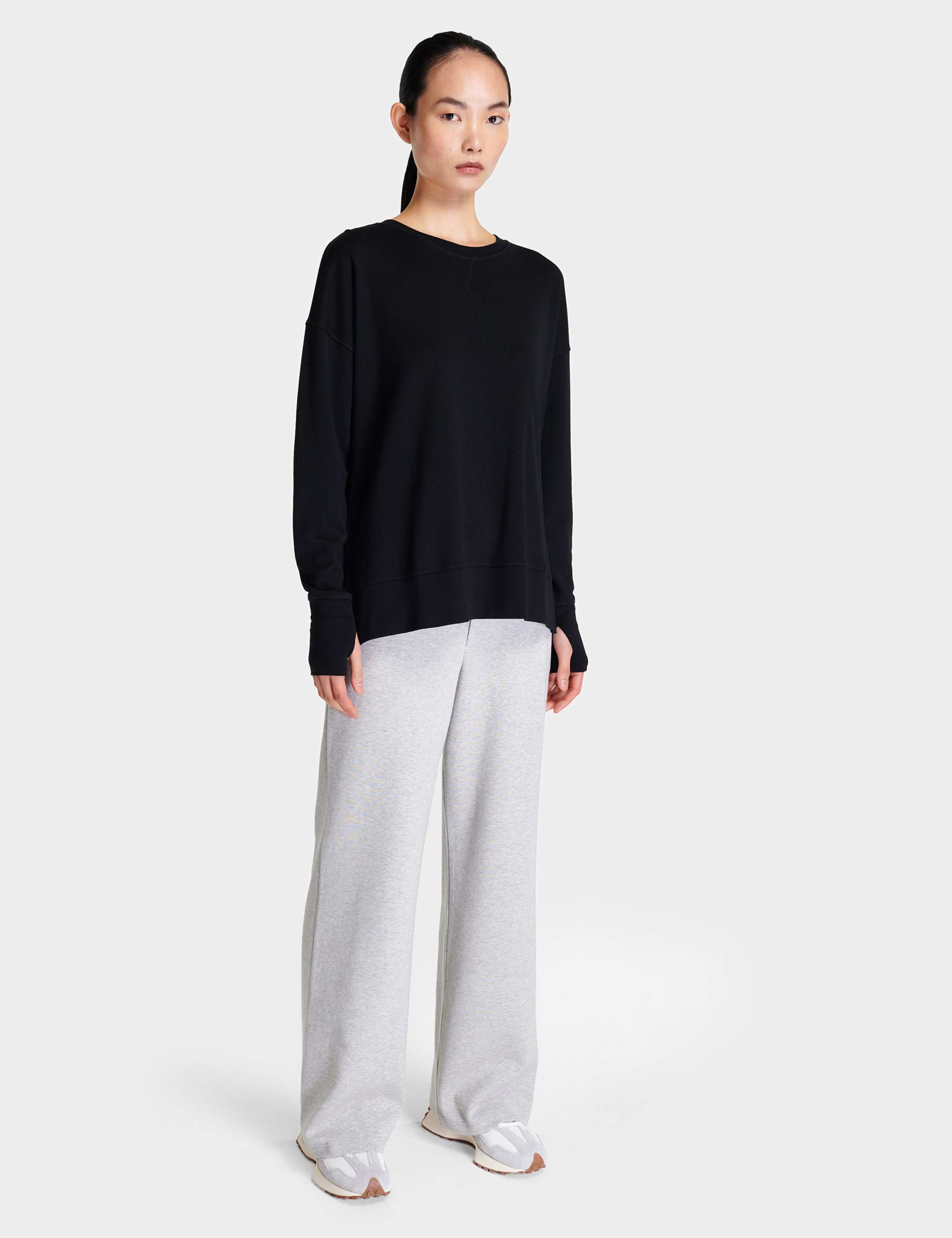After Class Cotton Blend Longline Sweat-shirt 2 of 4