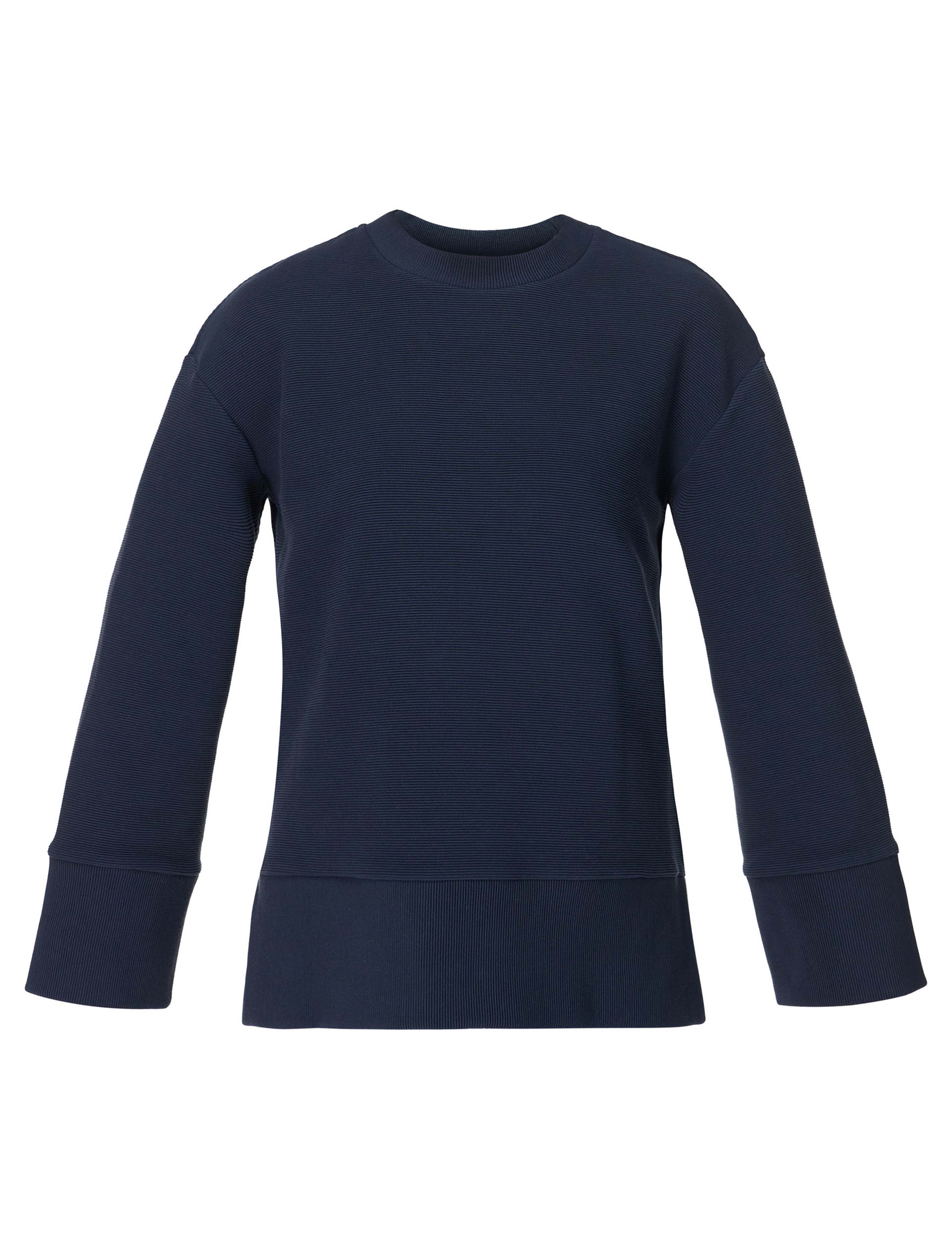 Peaceful Cotton Blend Ribbed Sweatshirt 2 of 7