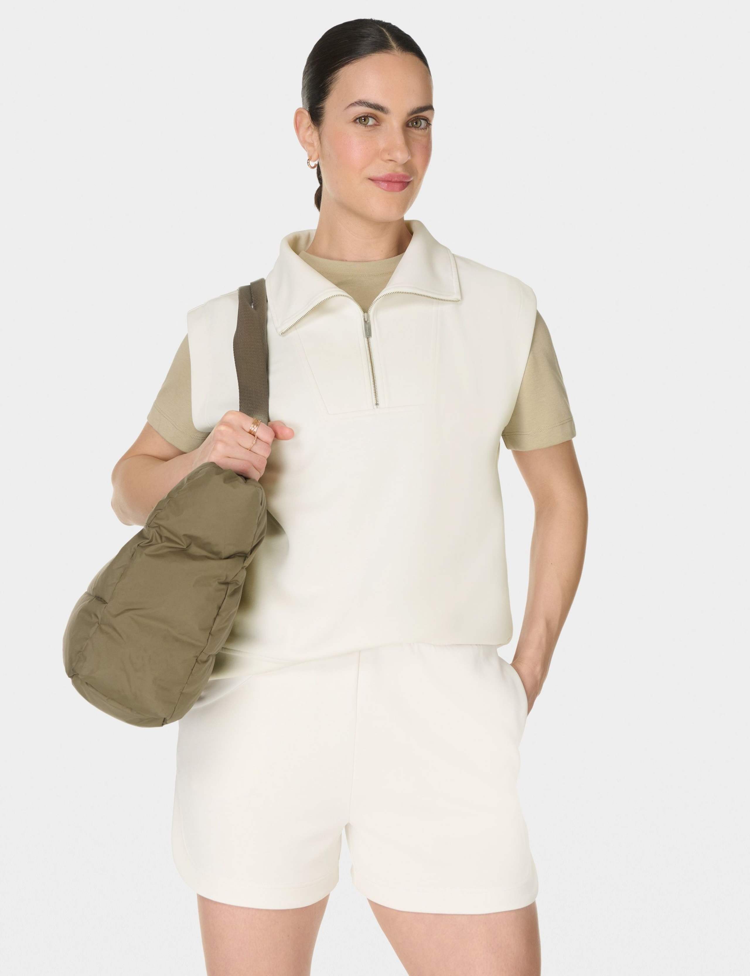 Sand Wash Modal Blend High Waisted Shorts 5 of 7