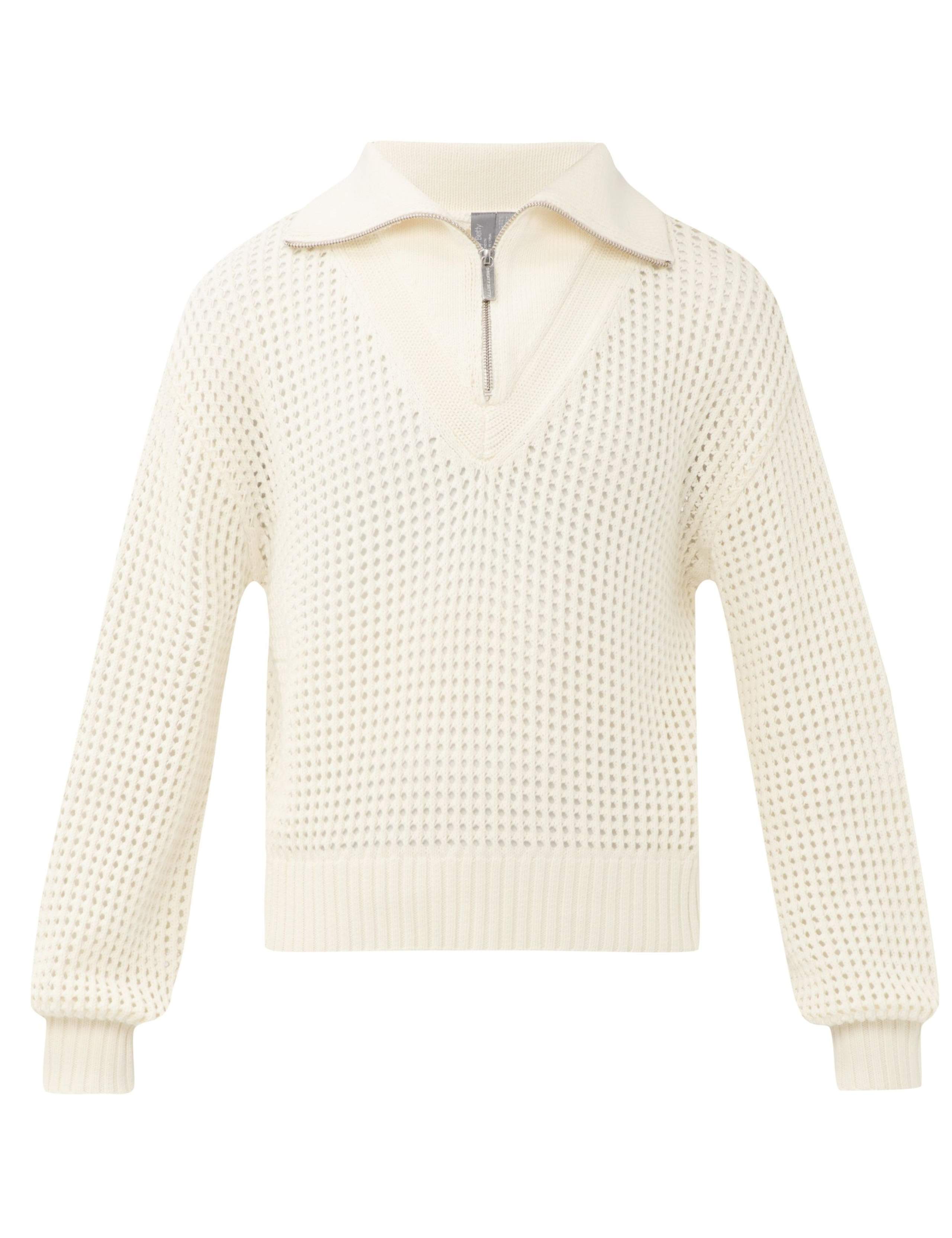 Tides High Pure Cotton Textured Half Zip Jumper 2 of 7