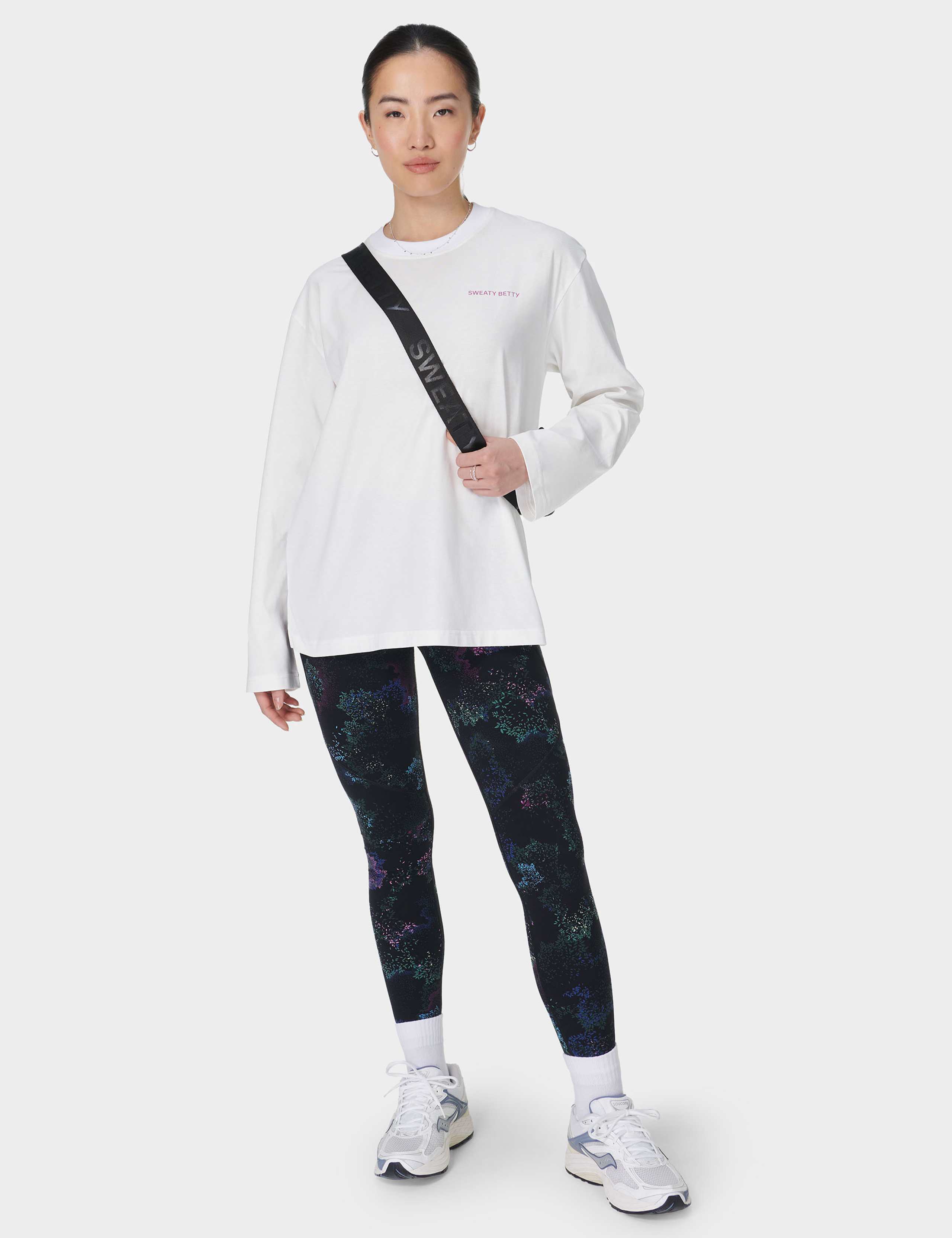 Logo Pure Cotton Crew Neck Oversized Top 3 of 7