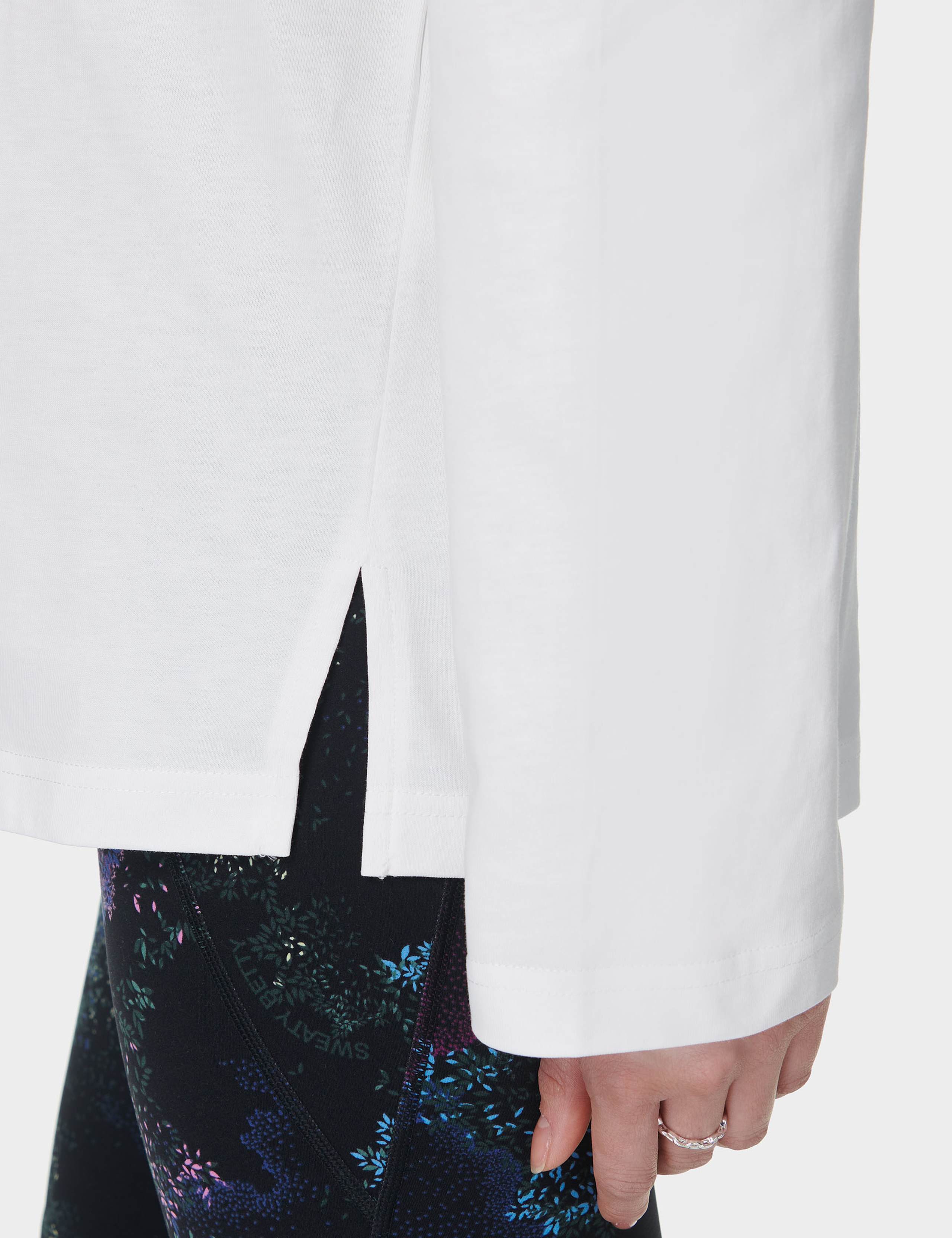 Logo Pure Cotton Crew Neck Oversized Top 7 of 7