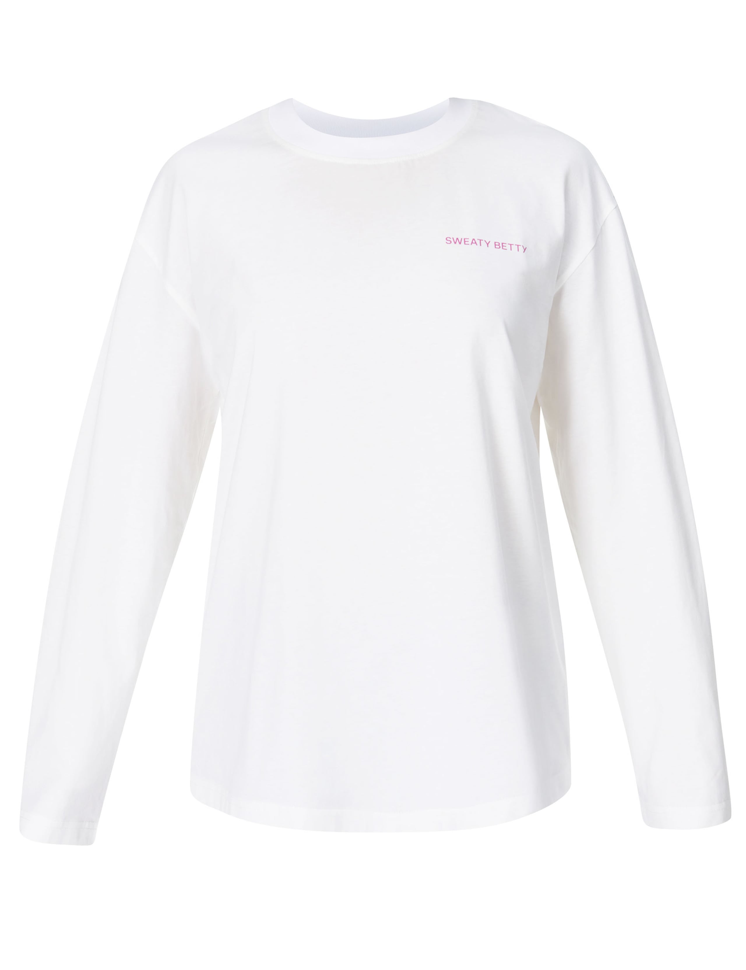 Logo Pure Cotton Crew Neck Oversized Top 2 of 7