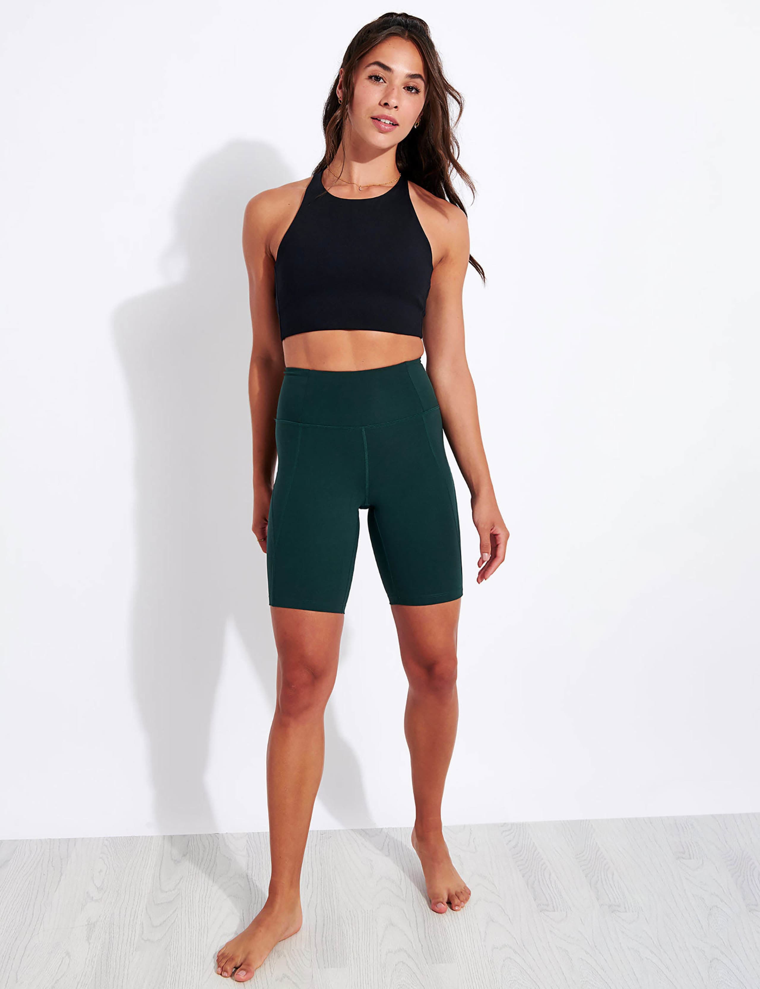 High Waisted Biker Gym Shorts 4 of 4