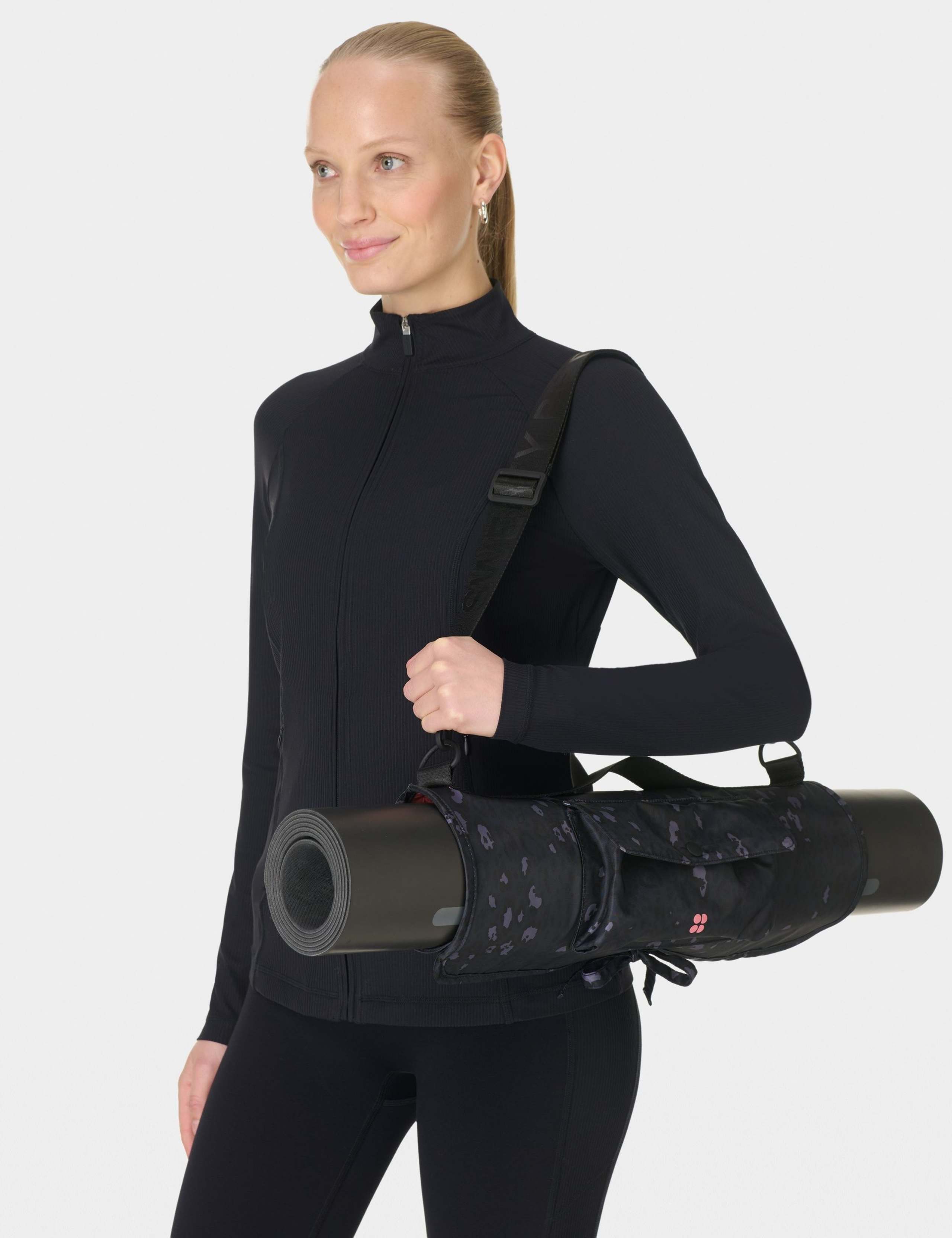 Leopard Print Yoga Mat Carry Bag 2 of 6