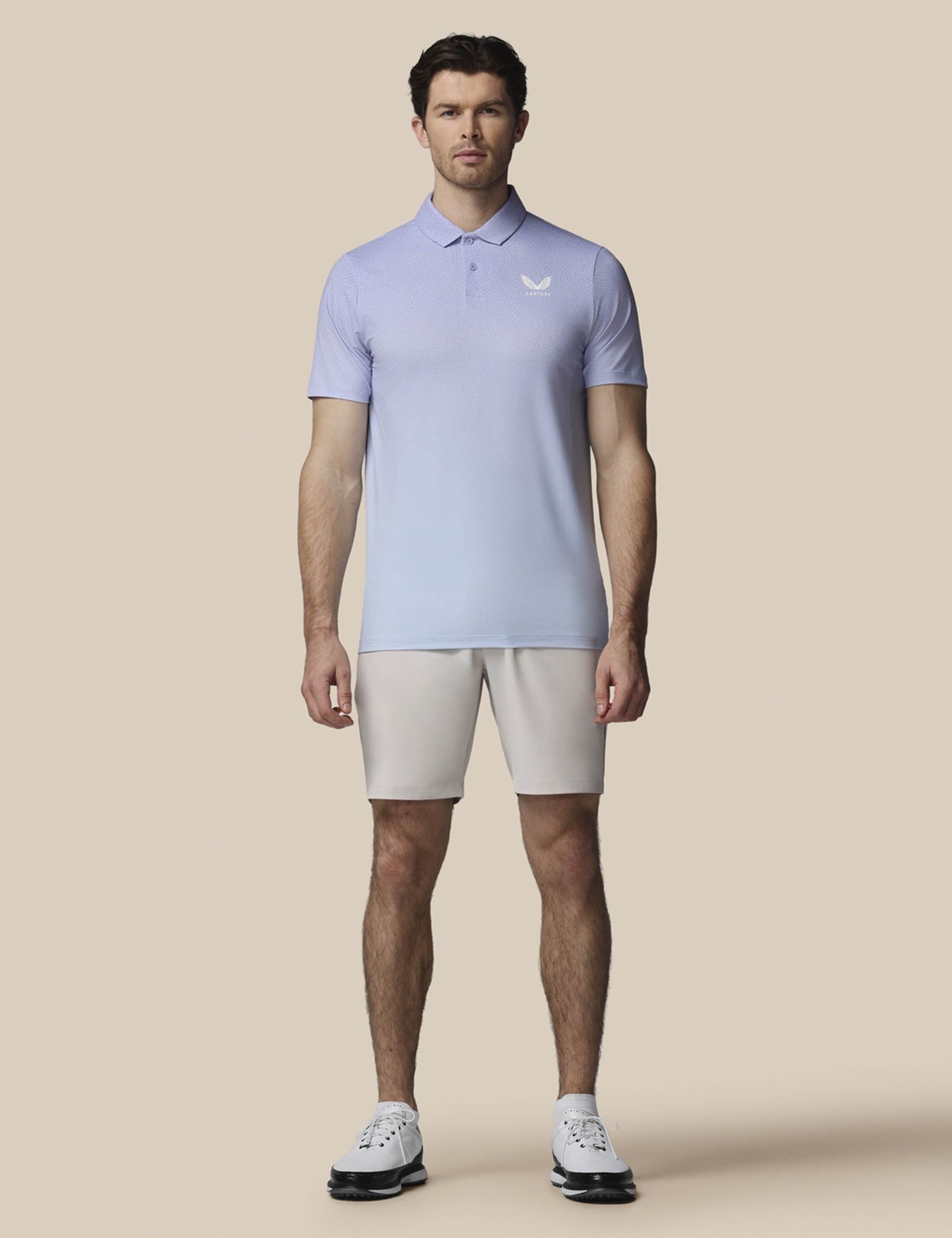 Golf Map Print Technical Polo Shirt 2 of 6