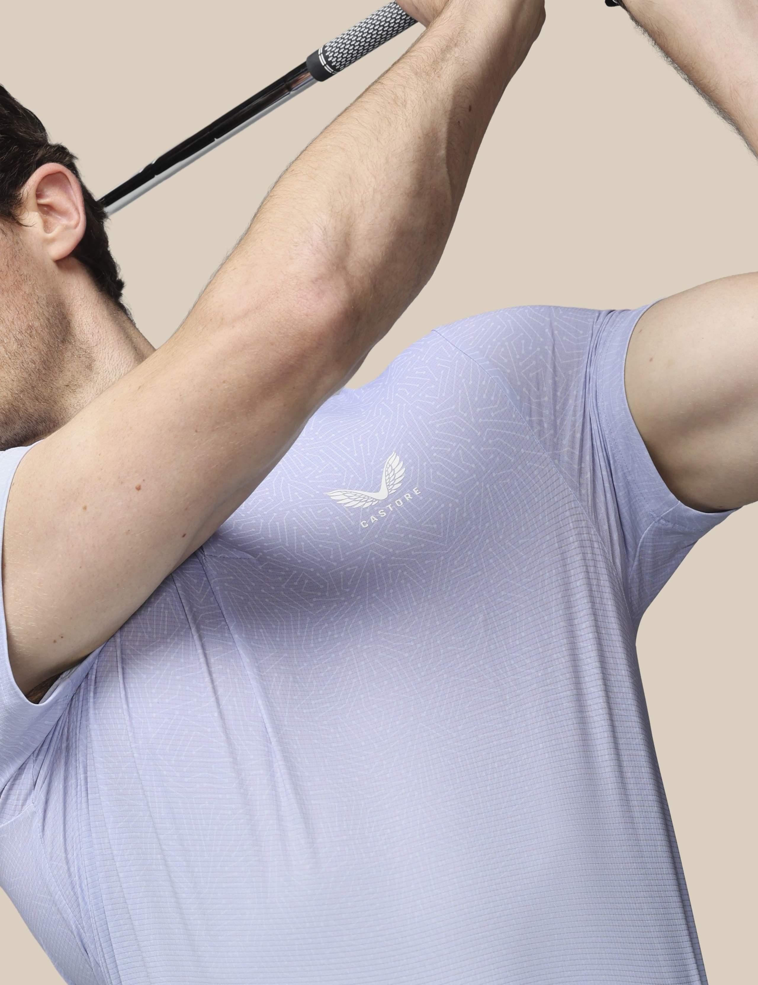 Golf Map Print Technical Polo Shirt 5 of 6