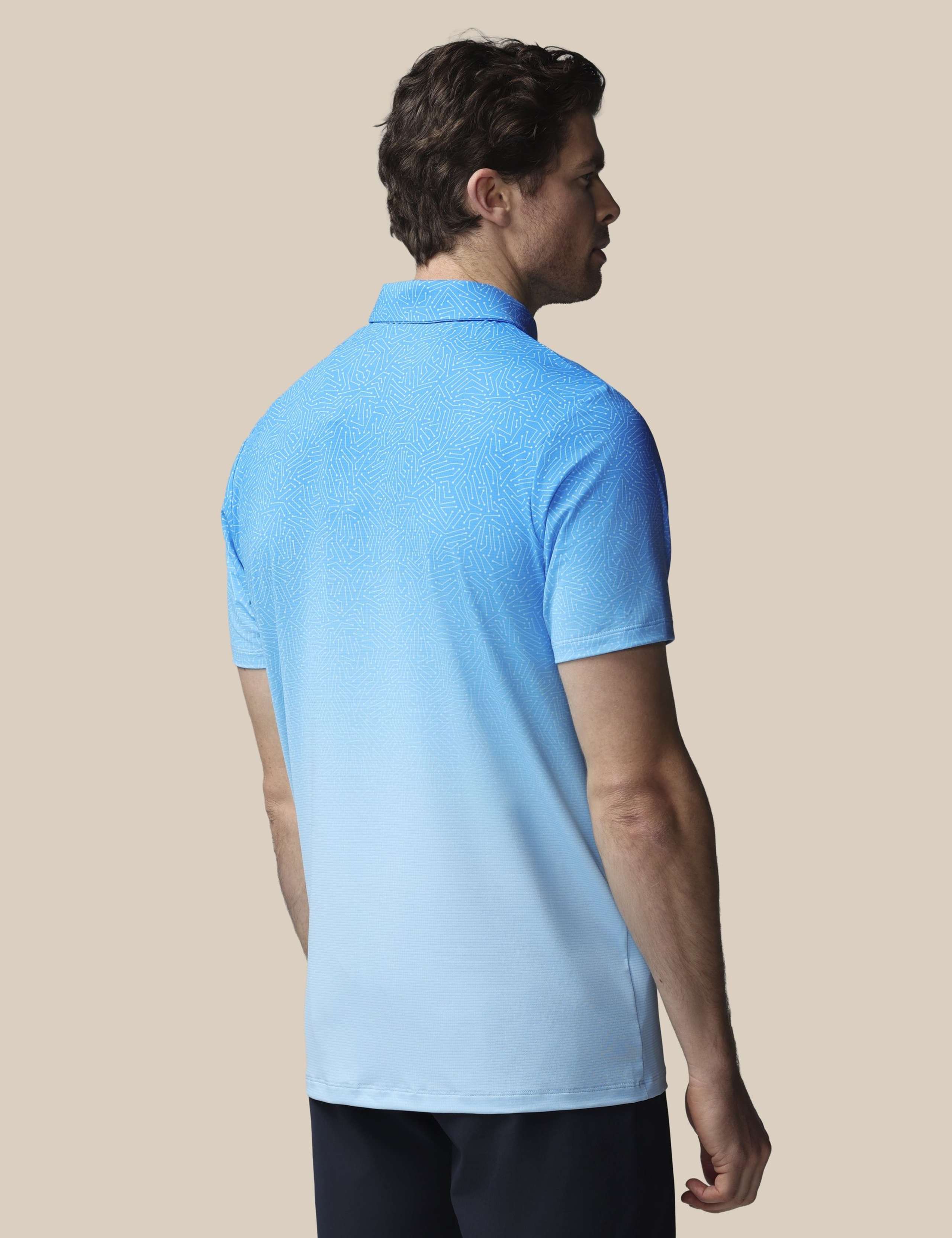 Golf Map Print Technical Polo Shirt 3 of 6