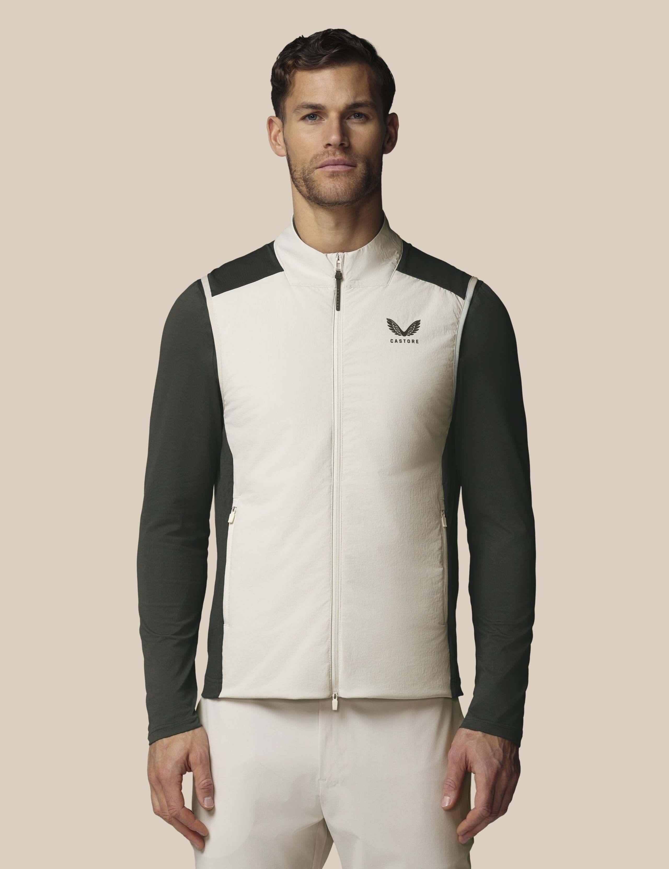 Technical Lightweight Zip Up Golf Gilet 1 of 6