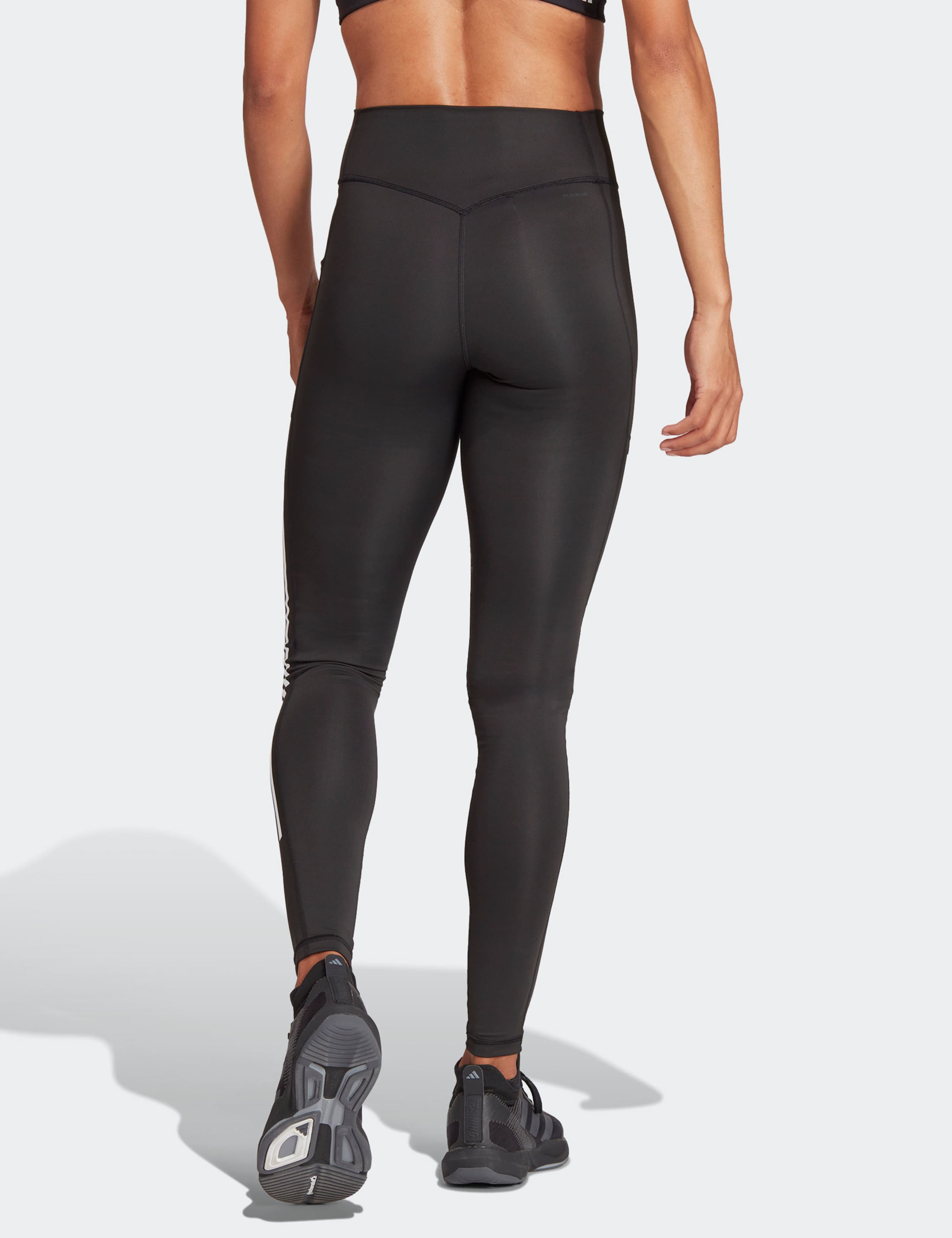 Optime 3-Stripes High Waisted Leggings 4 of 5