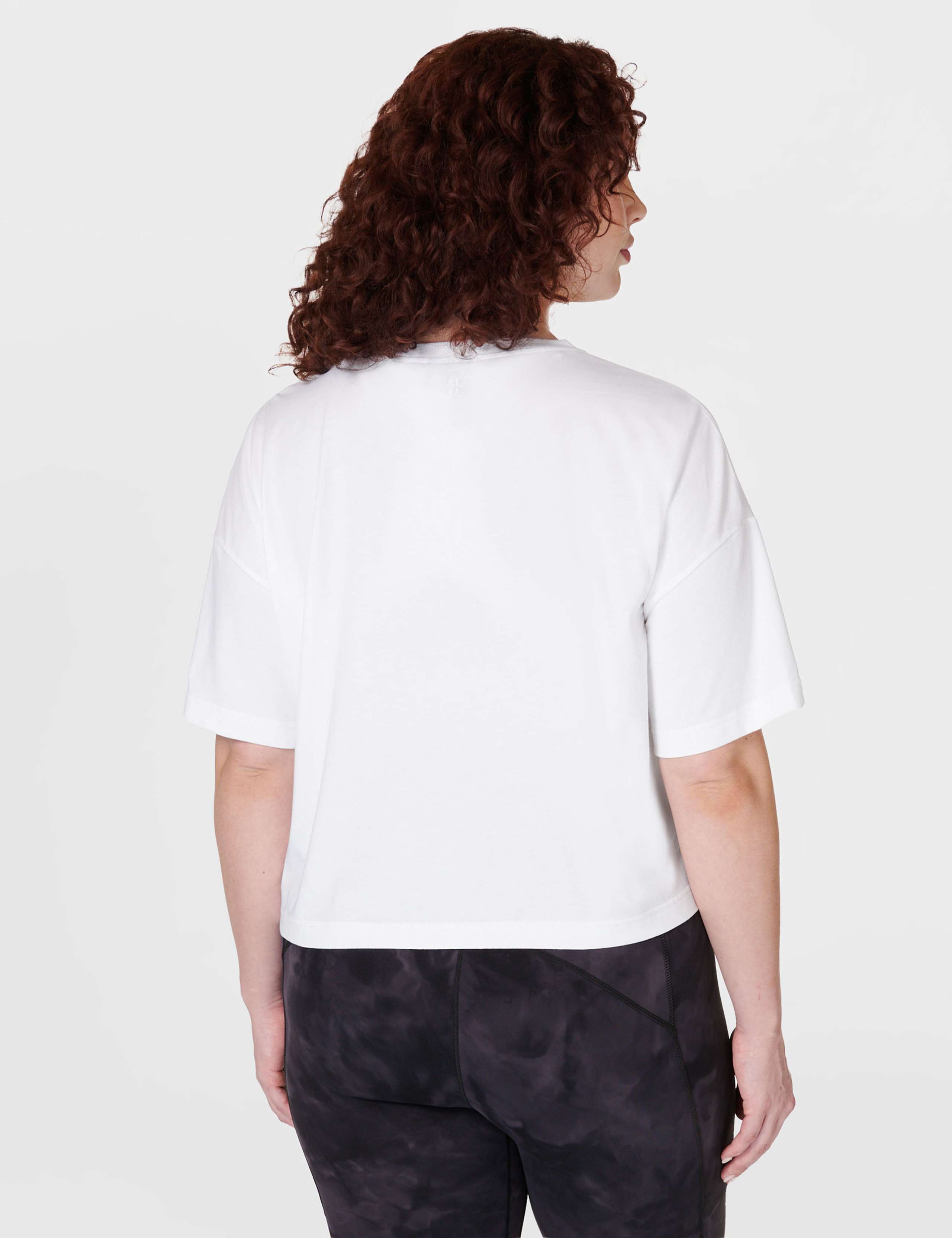 Essential Cotton Rich Crew Neck Crop T-Shirt 5 of 7