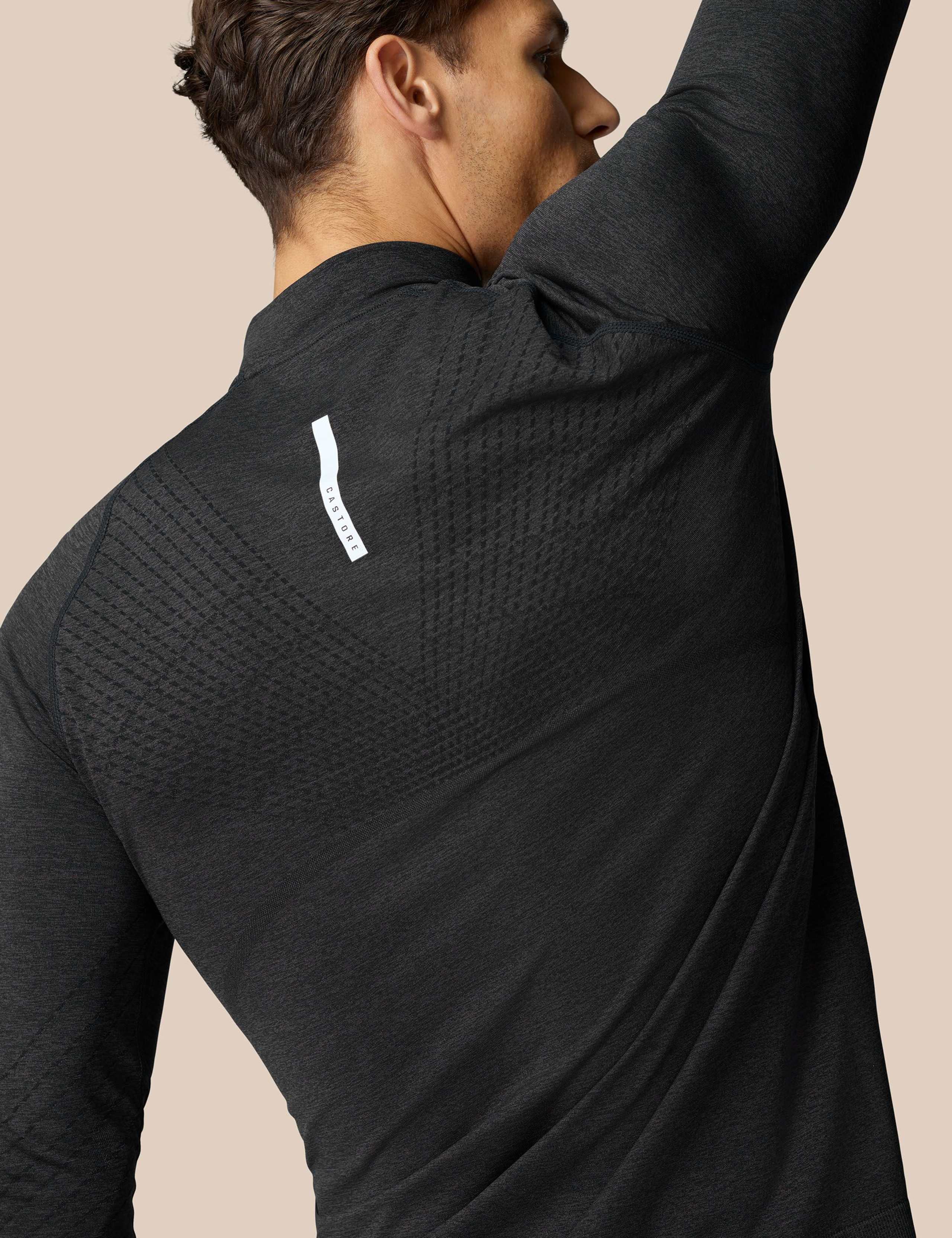 Seam Free Half Zip Funnel Neck Sweatshirt 6 of 6