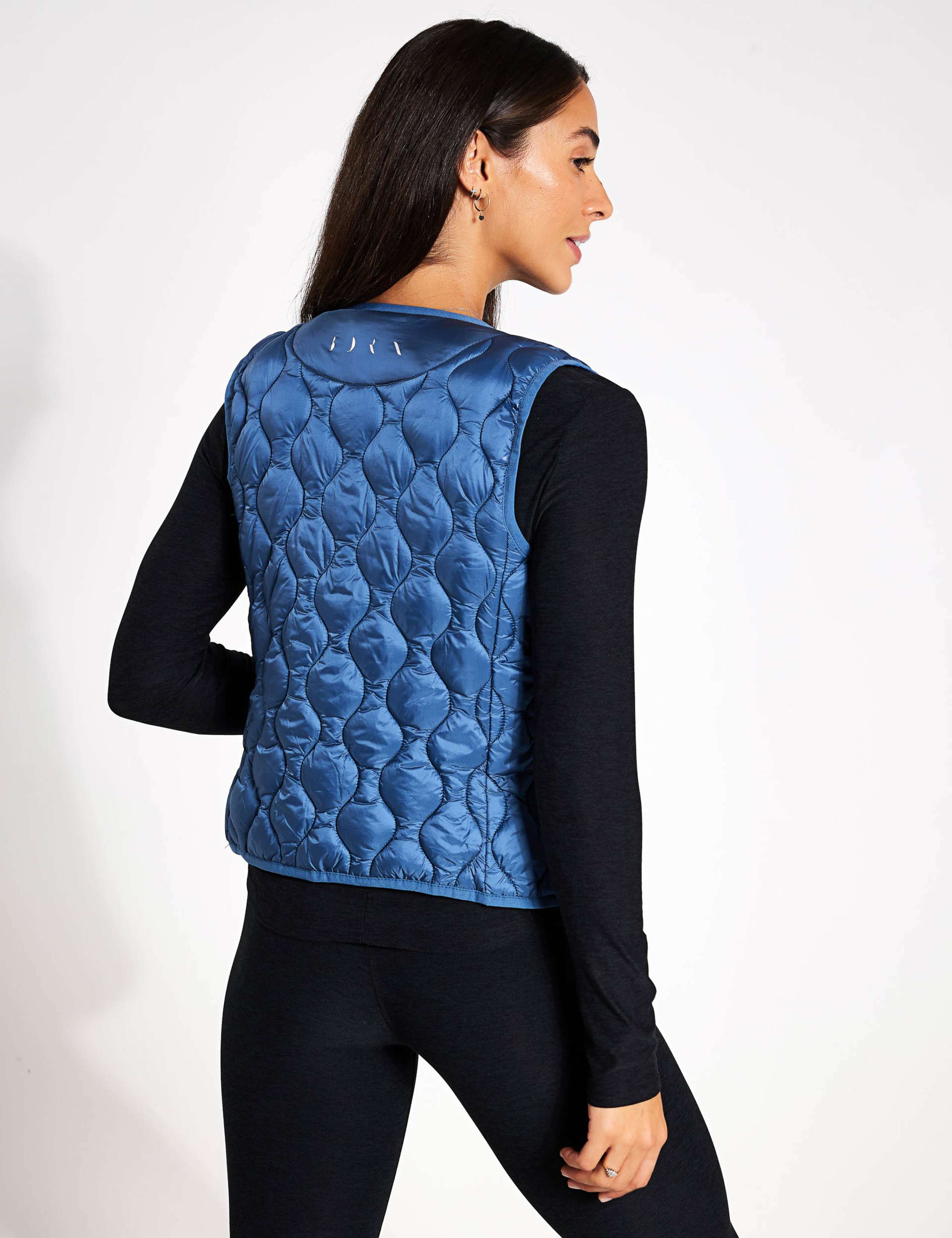 Kenal Quilted Collarless Gilet 3 of 5