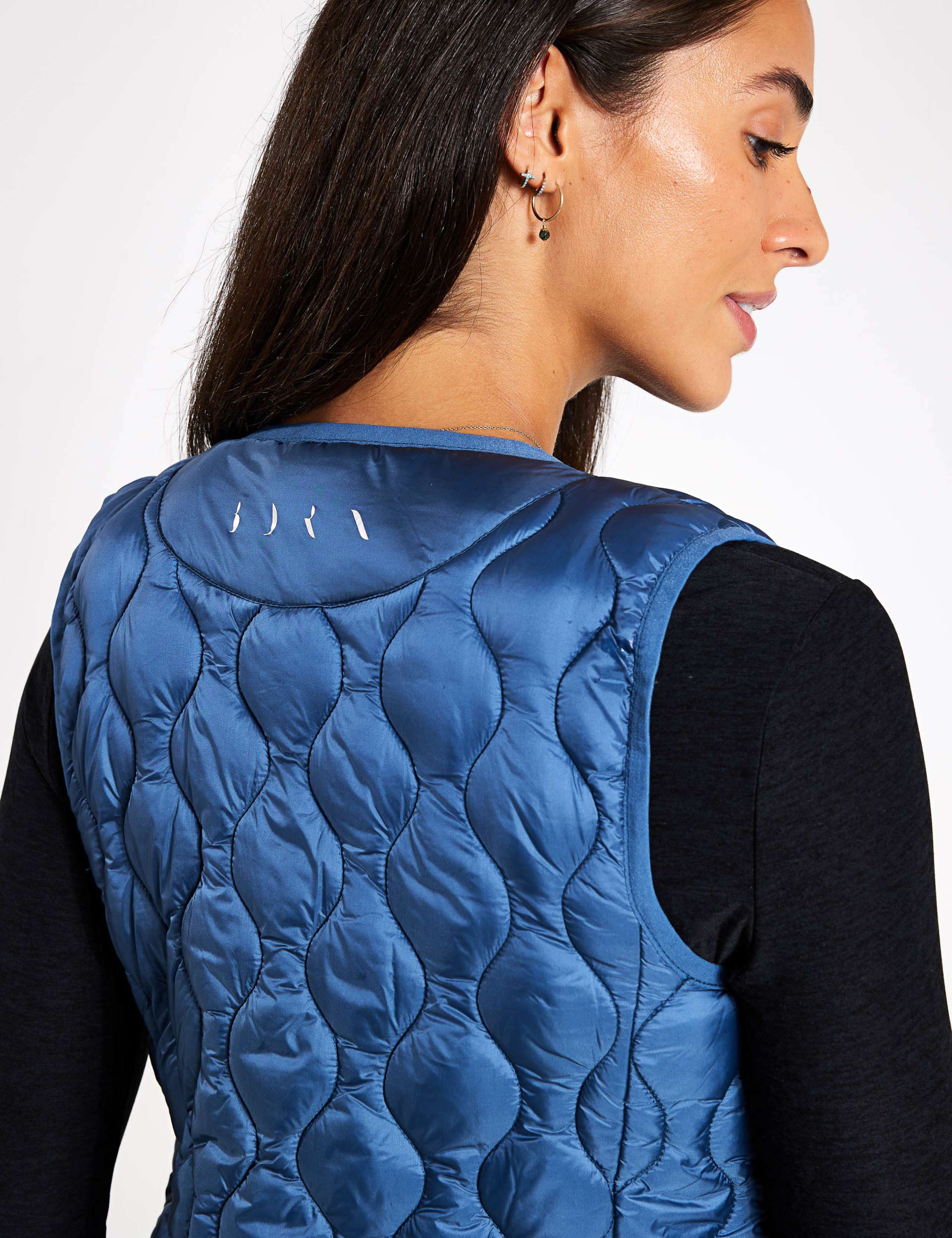 Kenal Quilted Collarless Gilet 5 of 5