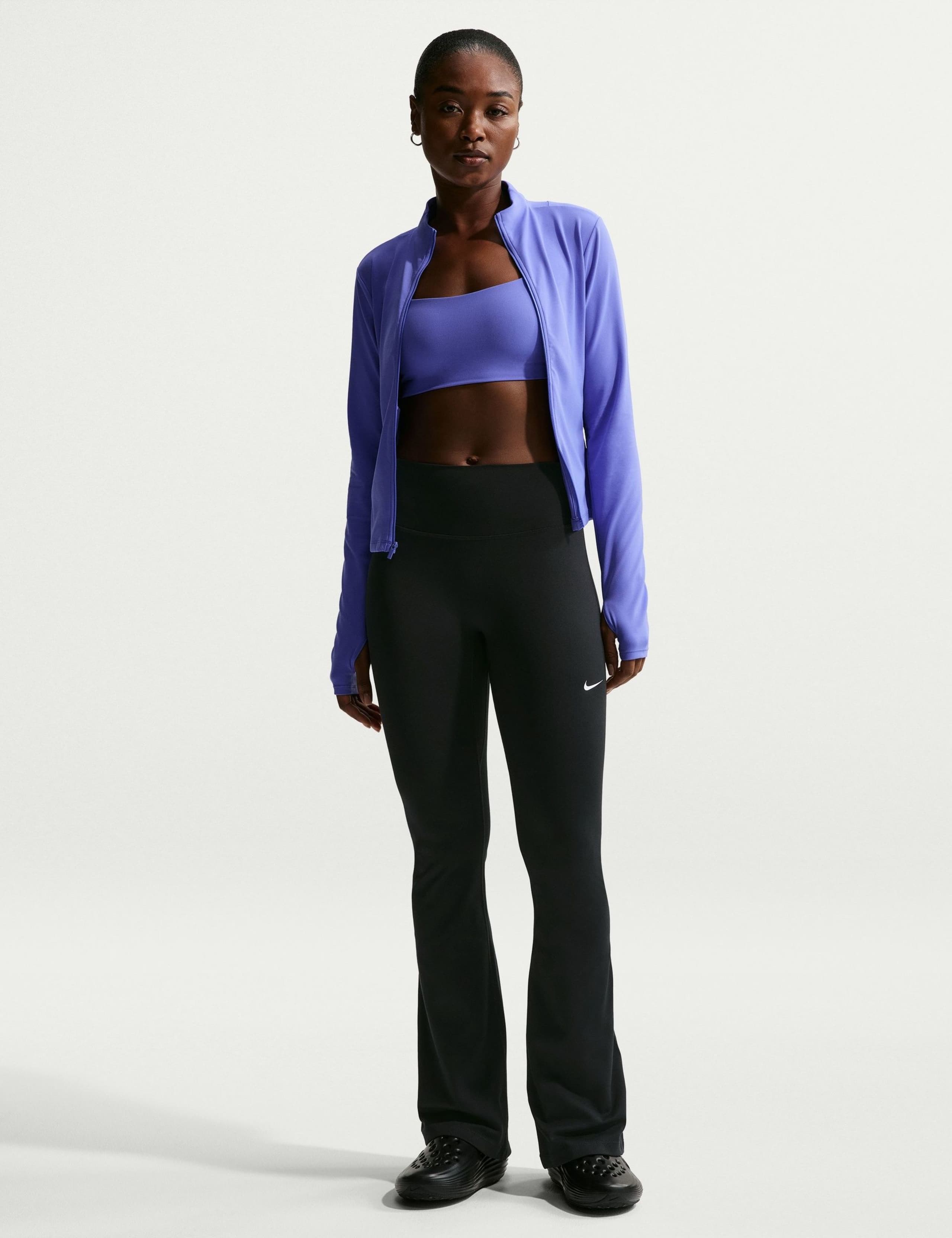 One High-Waisted Flared Leggings 3 of 6