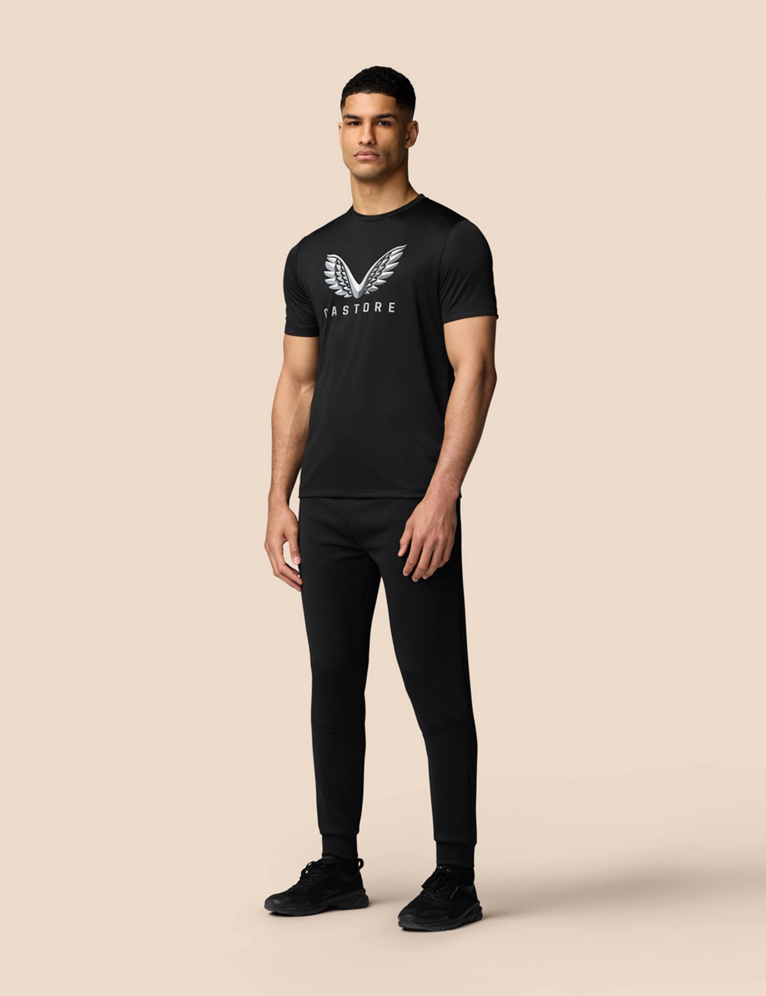 Crew Neck Logo Graphic Sports T-Shirt 4 of 5