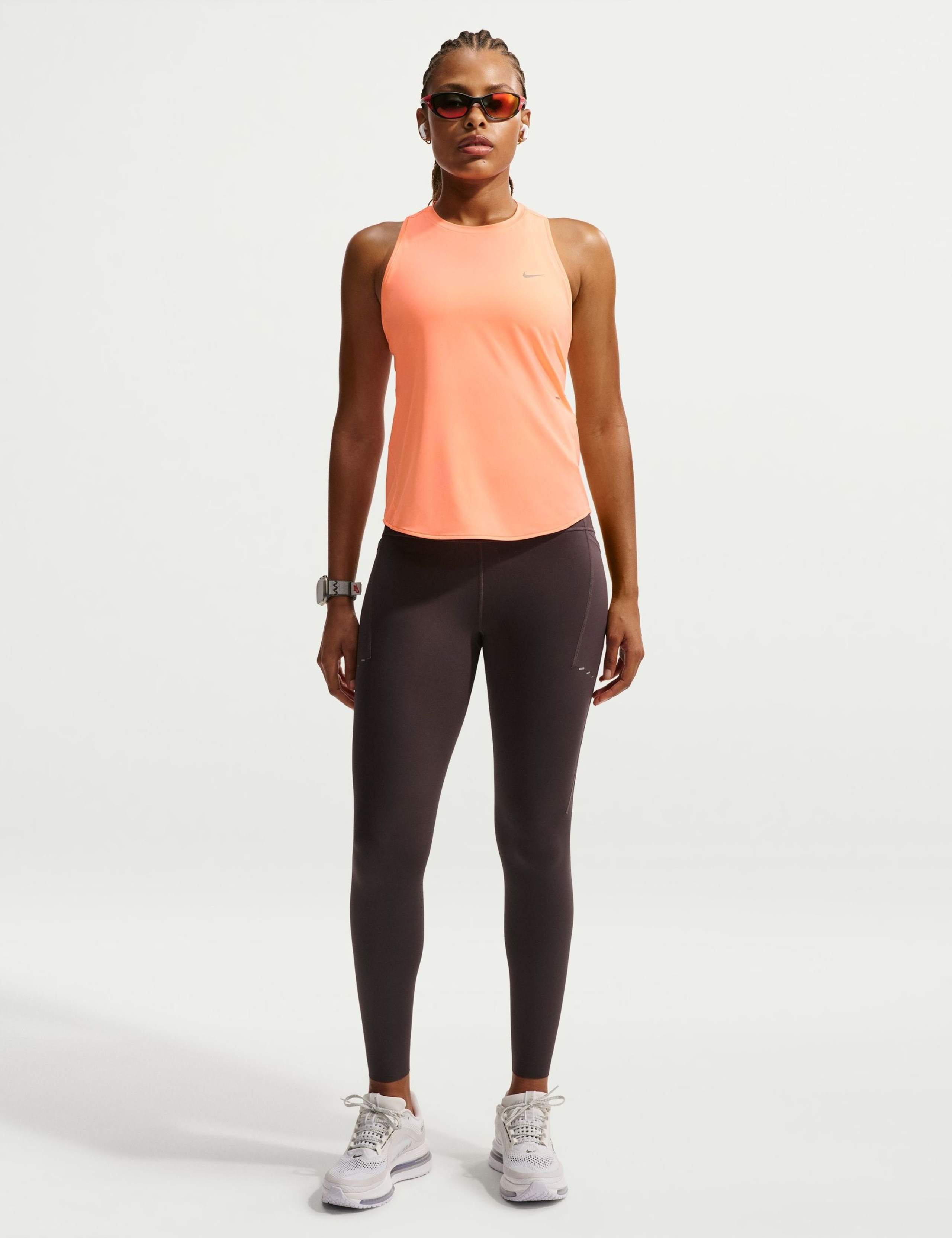 Swift Dri-FIT Racer Back Mesh Panel Tank Top 3 of 6