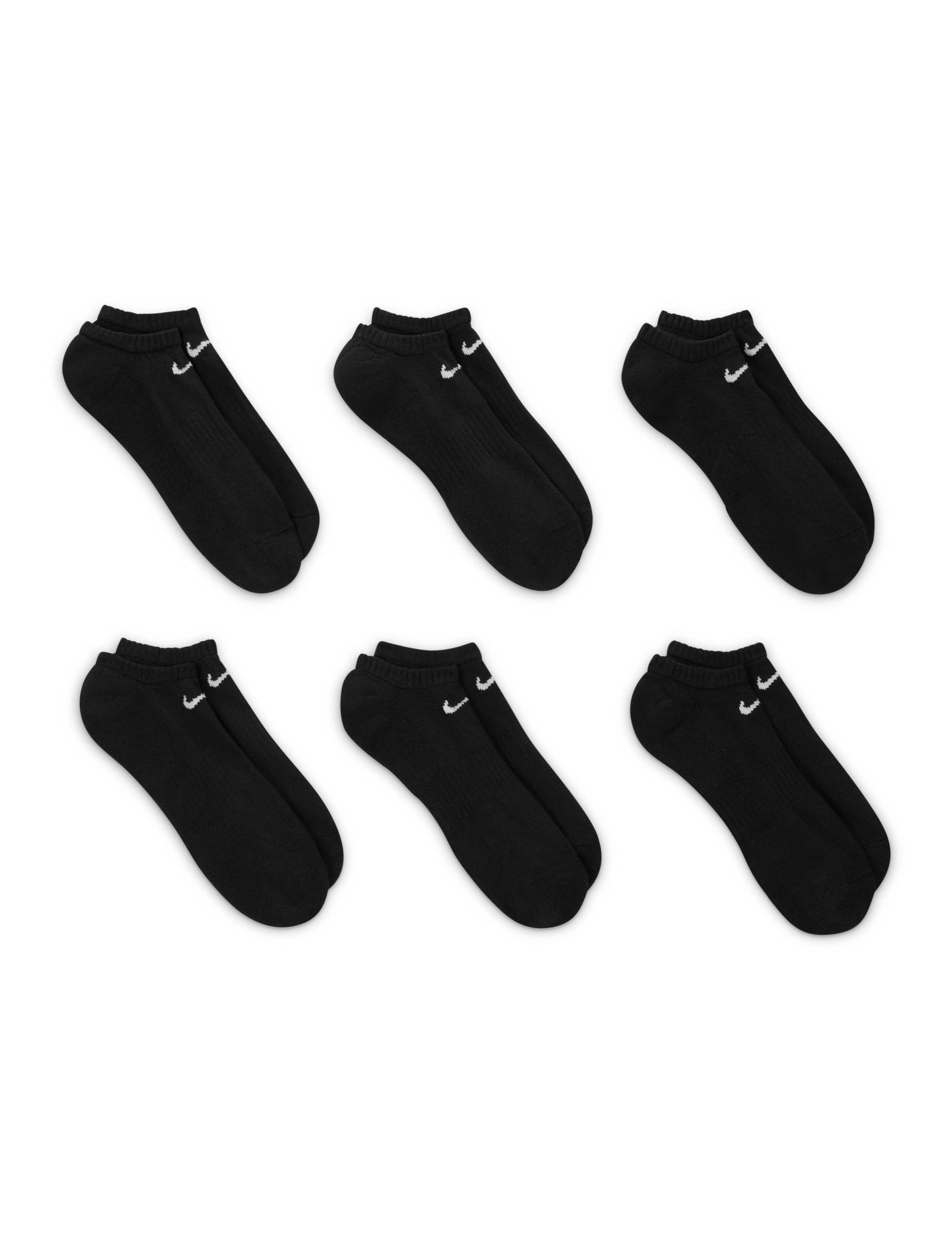 6 Pack Everyday Cushioned Trainer Socks 1 of 4