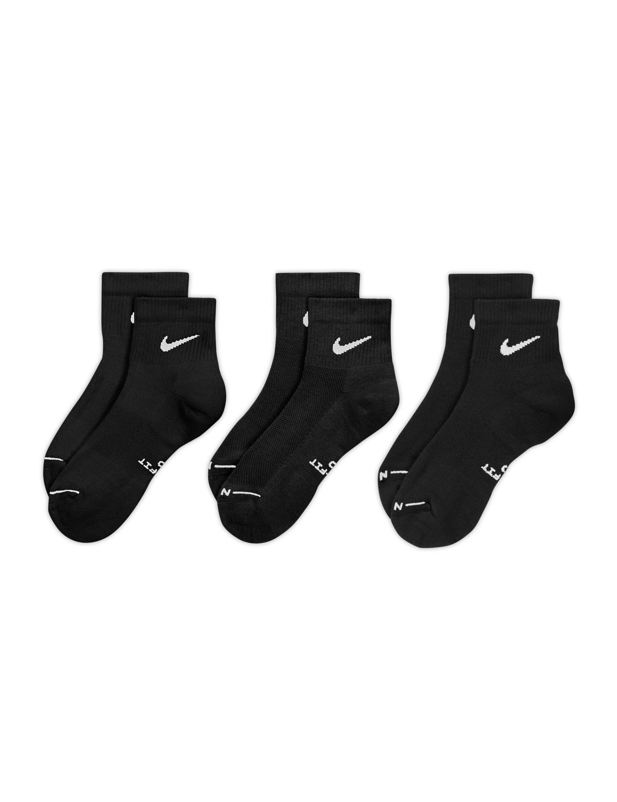 3 Pack Cotton Rich Logo Ankle Socks 3 of 4