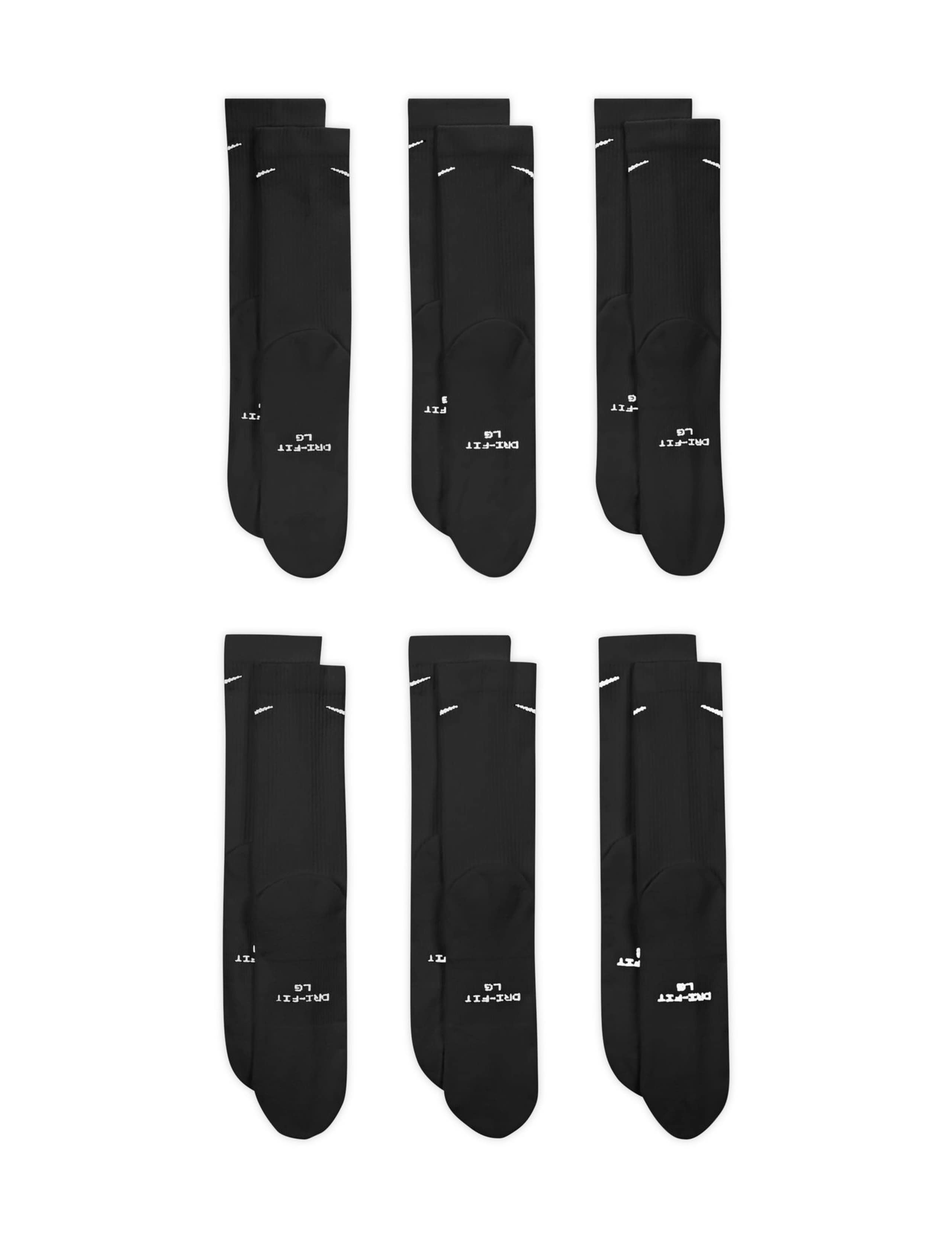 6 Pack Everyday Elevated Crew Socks 4 of 4