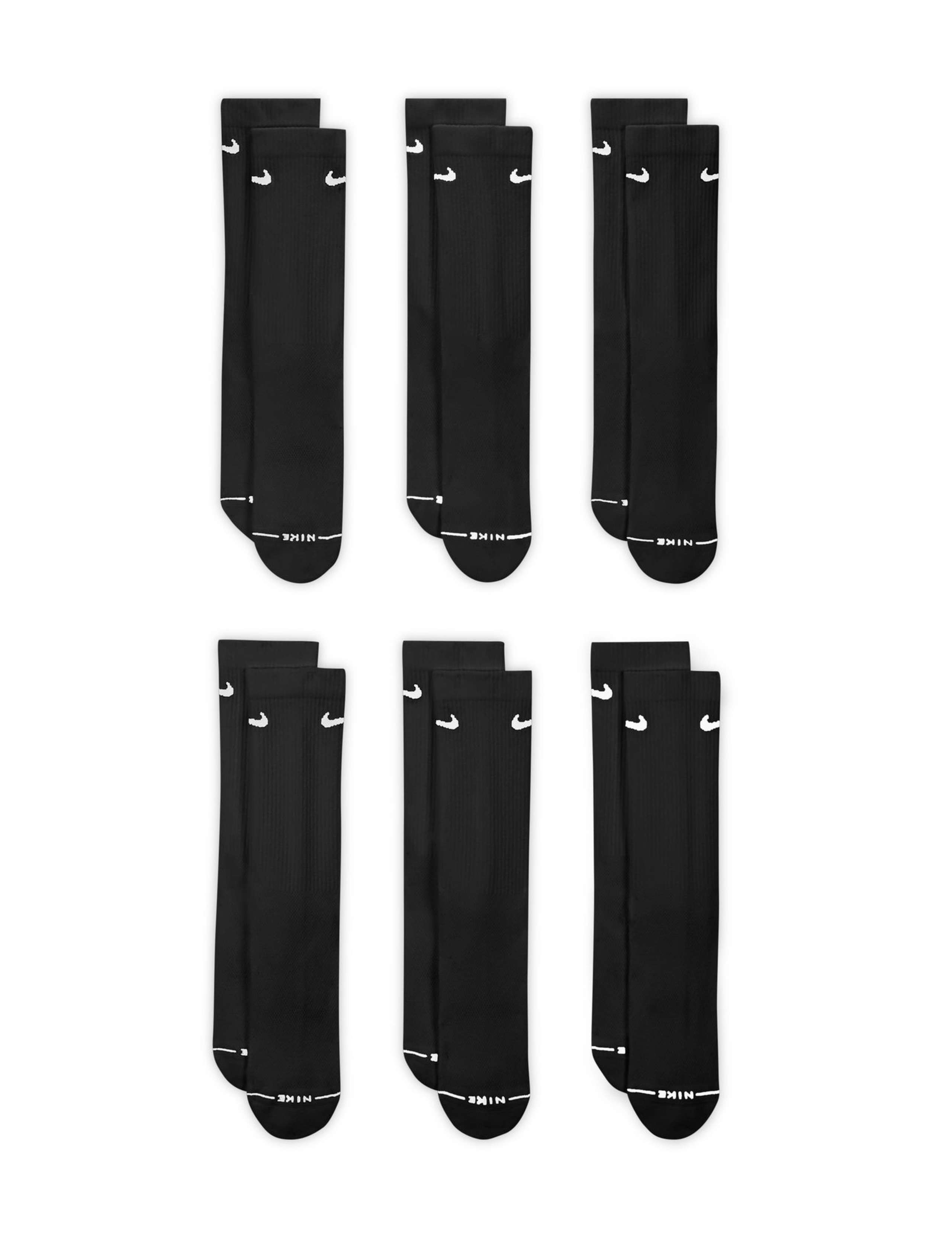 6 Pack Everyday Elevated Crew Socks 2 of 4