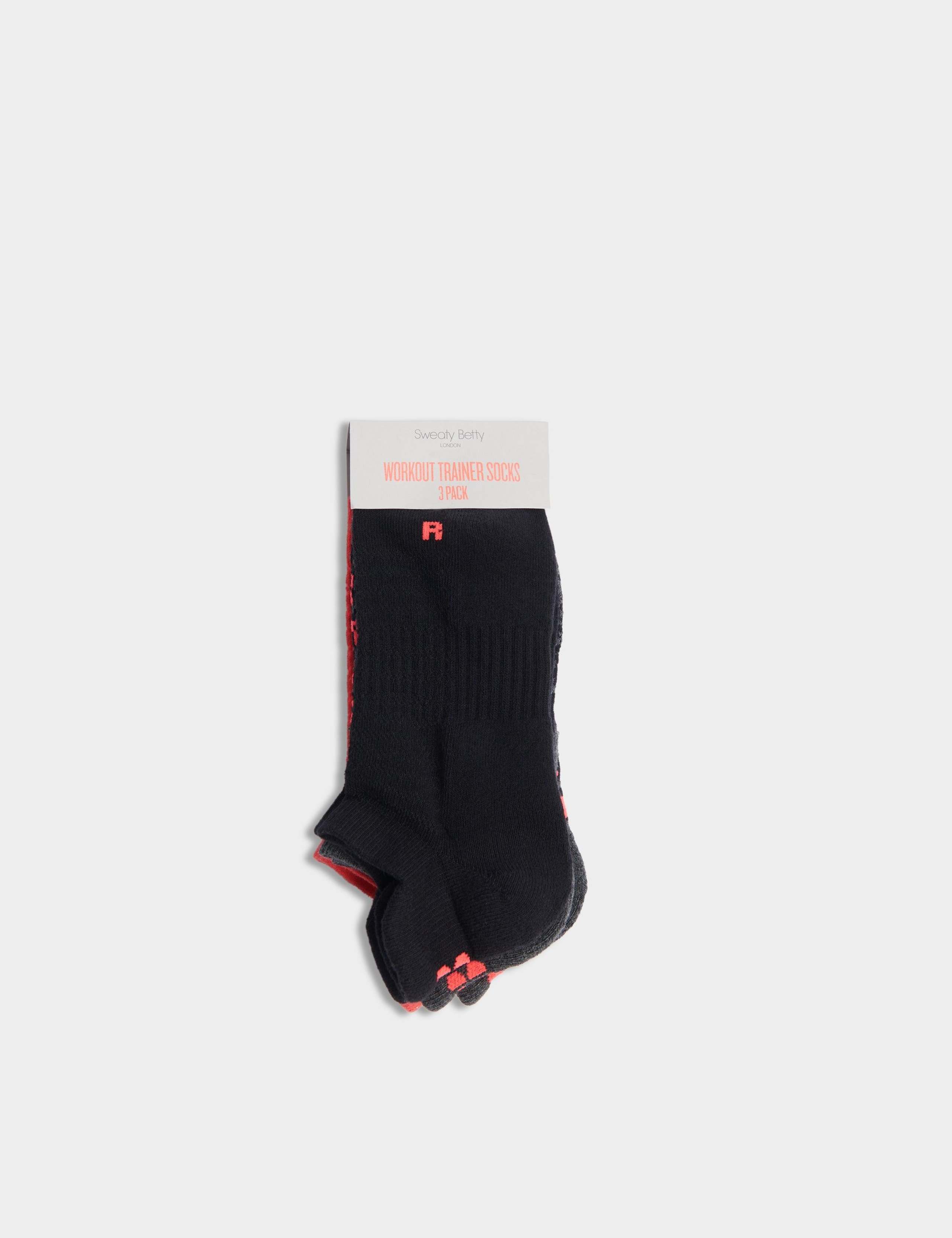 3pk Workout Cotton Rich Trainer Socks 3 of 3