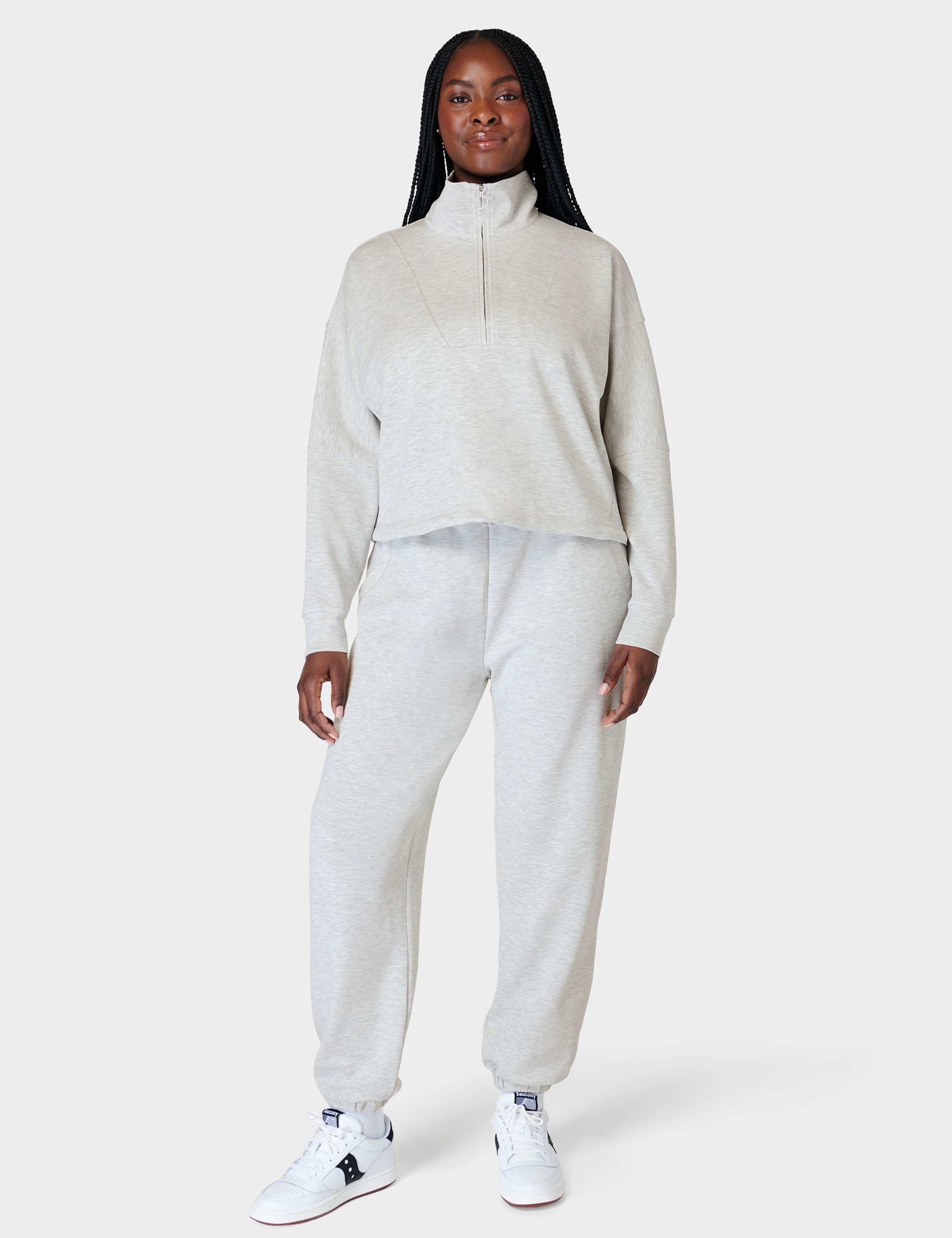 Sand Wash Modal Blend Half Zip Sweatshirt 3 of 6