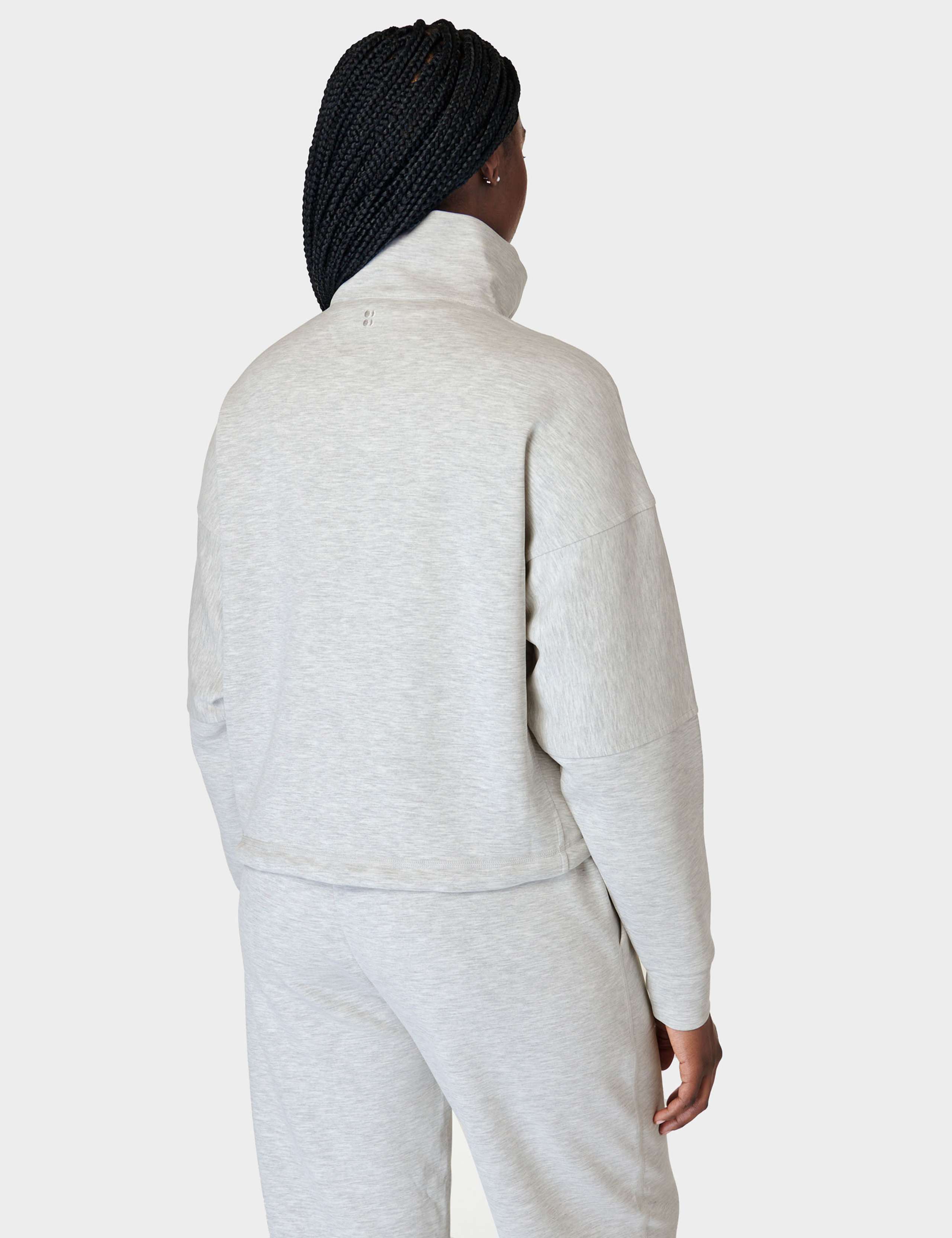 Sand Wash Modal Blend Half Zip Sweatshirt 6 of 6