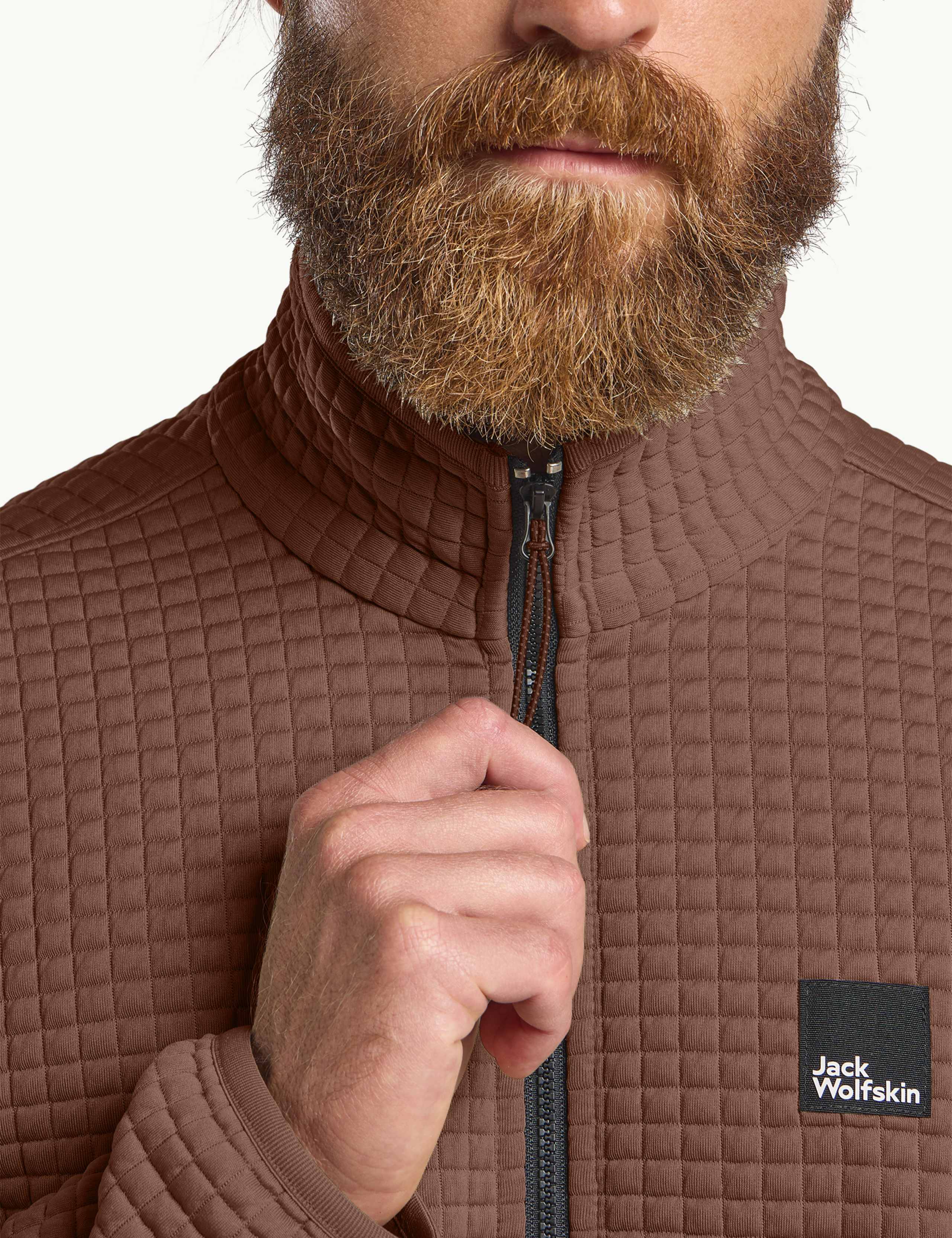 Mogari Textured Zip Up Fleece Jacket 4 of 5