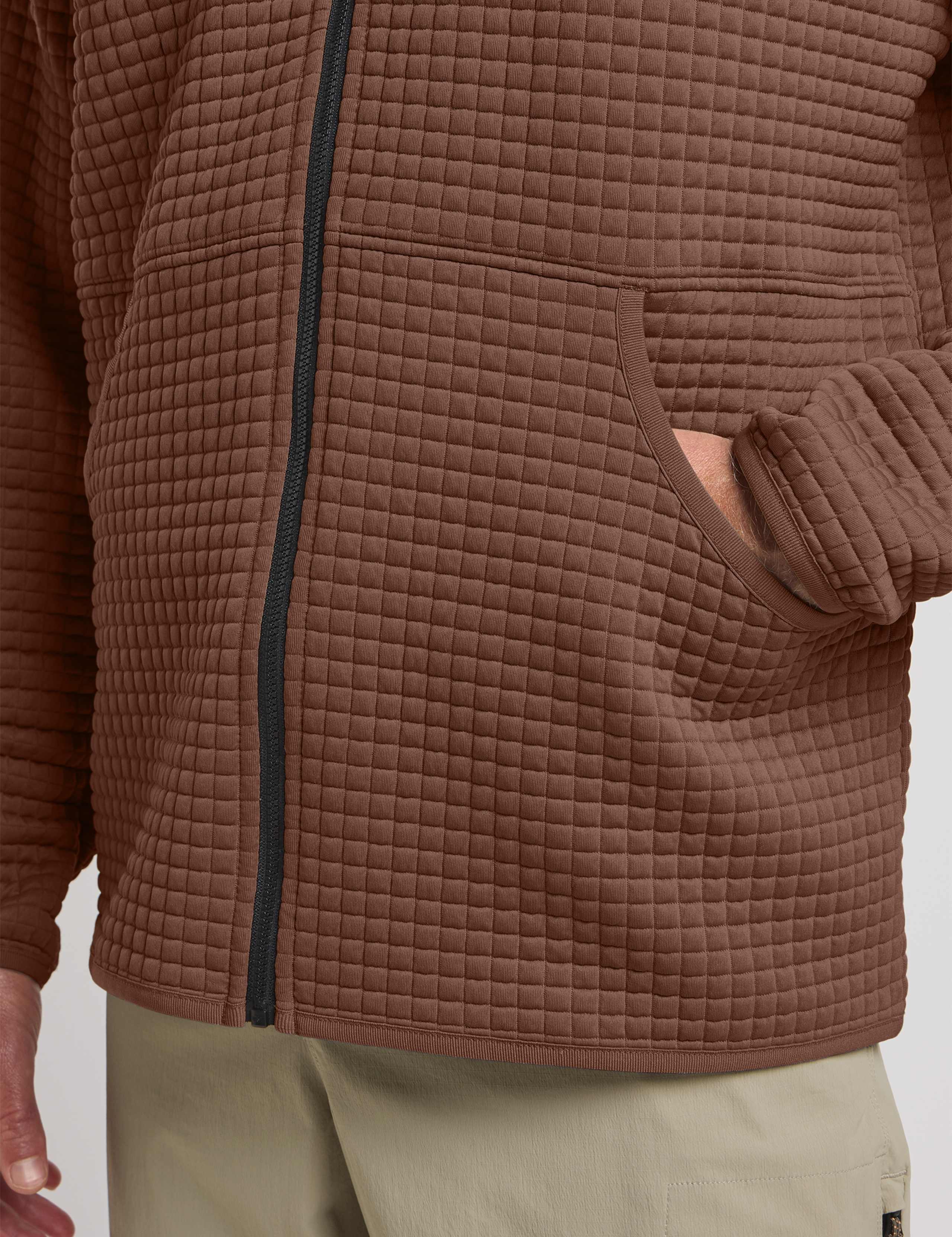 Mogari Textured Zip Up Fleece Jacket 5 of 5