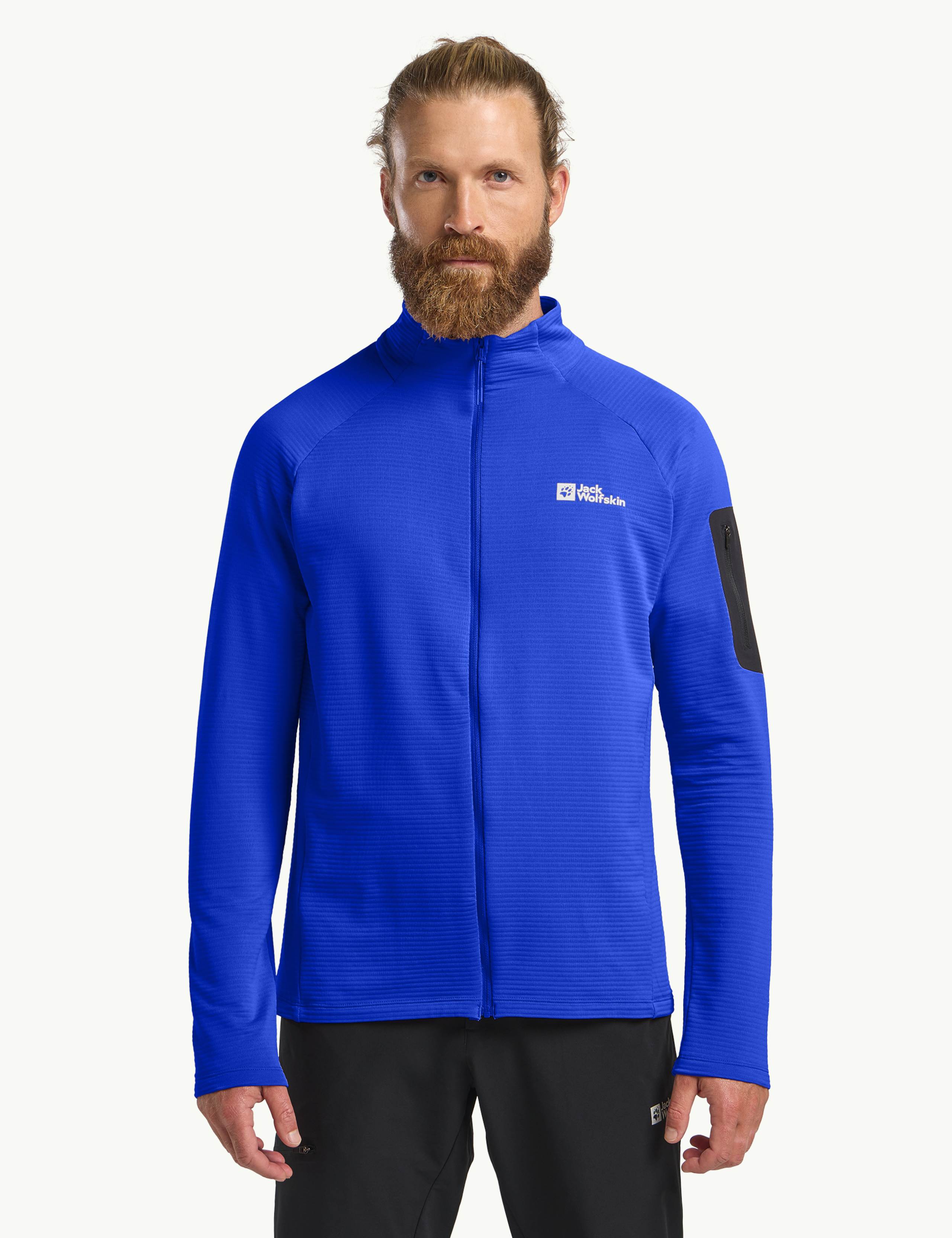 Prelight Textured Zip Up Fleece Jacket 1 of 5